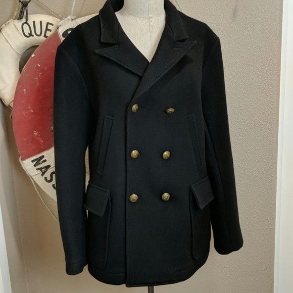 Billy Reid Bond peacoat, 100% wool Size US L / EU 52-54 / 3 - 1 Thumbnail