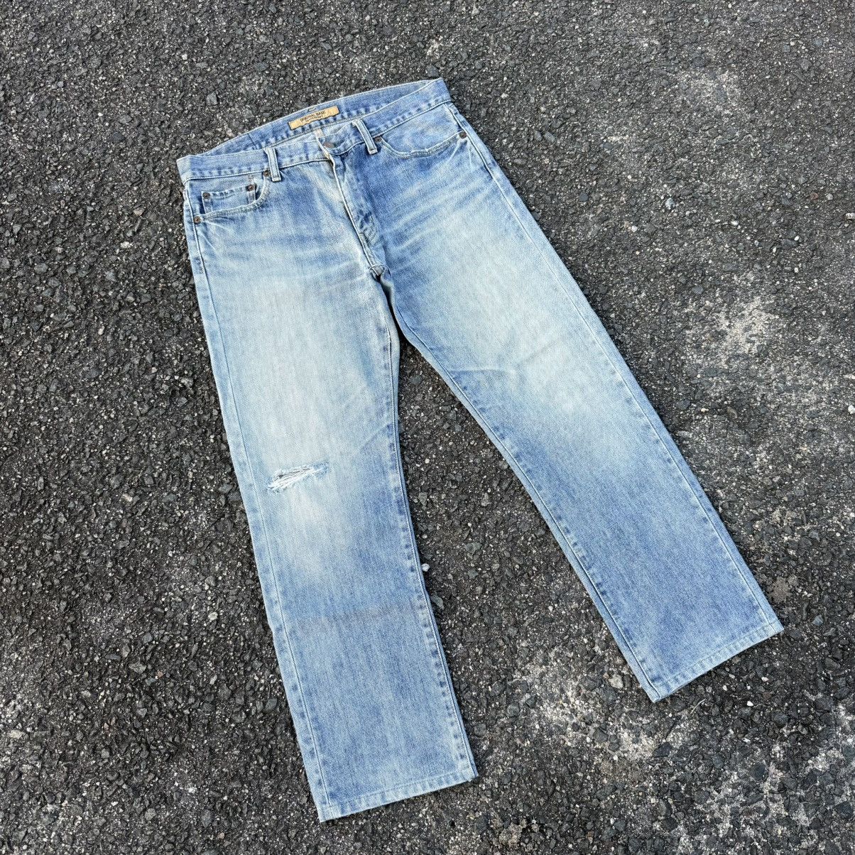 Japanese Brand VINTAGE JAPANESE S-001 STRAIGHT FADED JEAN DENIM PANTS Size US 34 / EU 50 - 2 Thumbnail