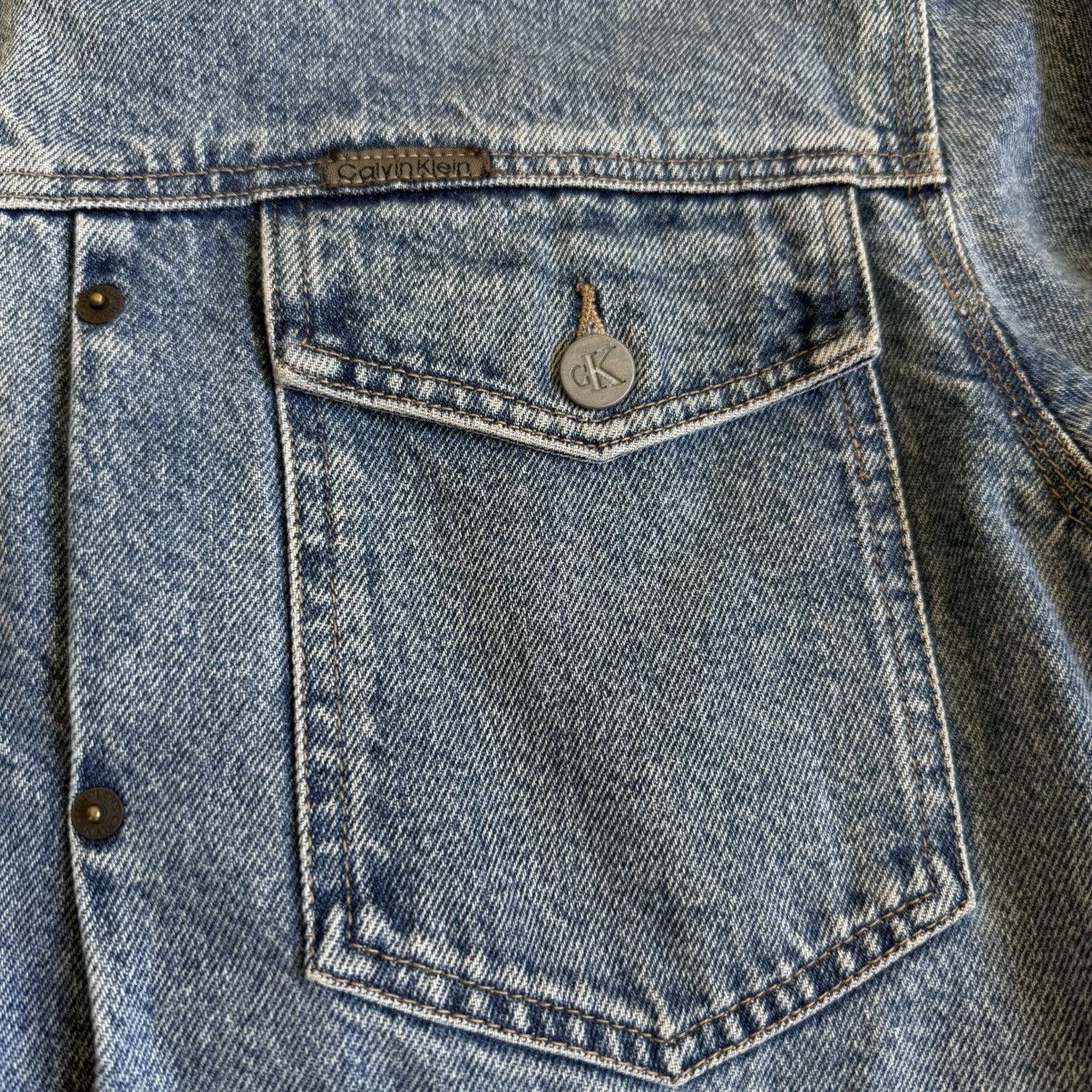 Calvin Klein Vintage Calvin Klein Denim Jacket Mens M Oversized Fits L Size US M / EU 48-50 / 2 - 3 Thumbnail