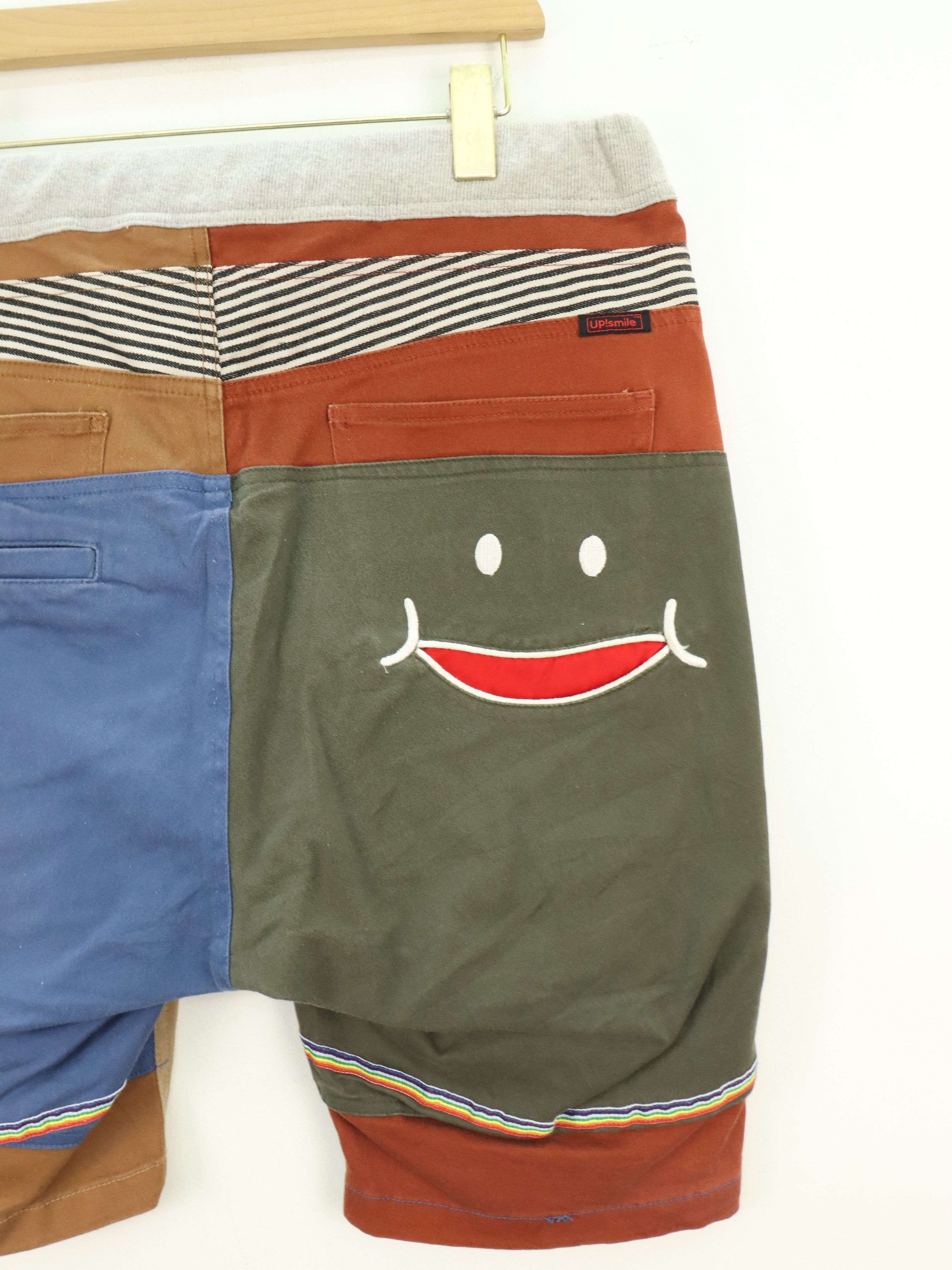 Japanese Brand Up! Smile Multi Color Short Pant Size US 34 / EU 50 - 9 Thumbnail