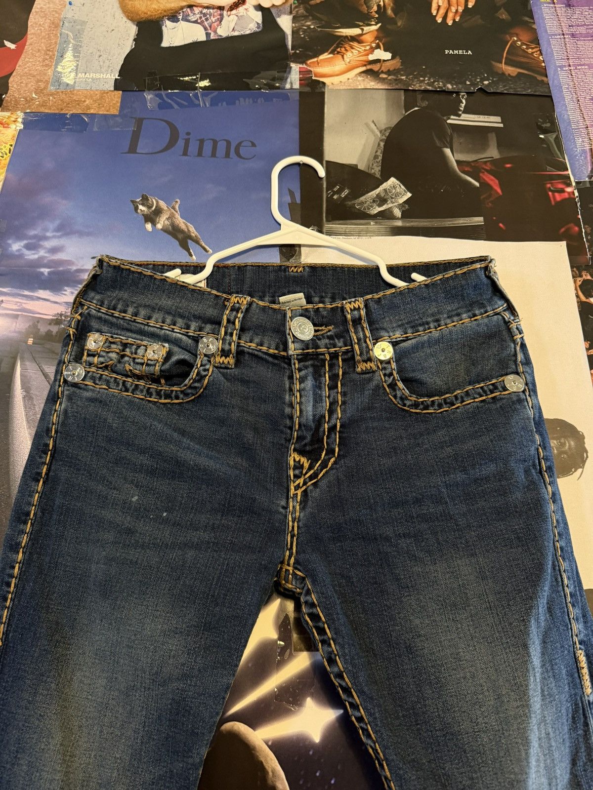 True Religion True Religion ROCCO Relaxed Skinny Jeans Size 29 Size 29" - 3 Thumbnail