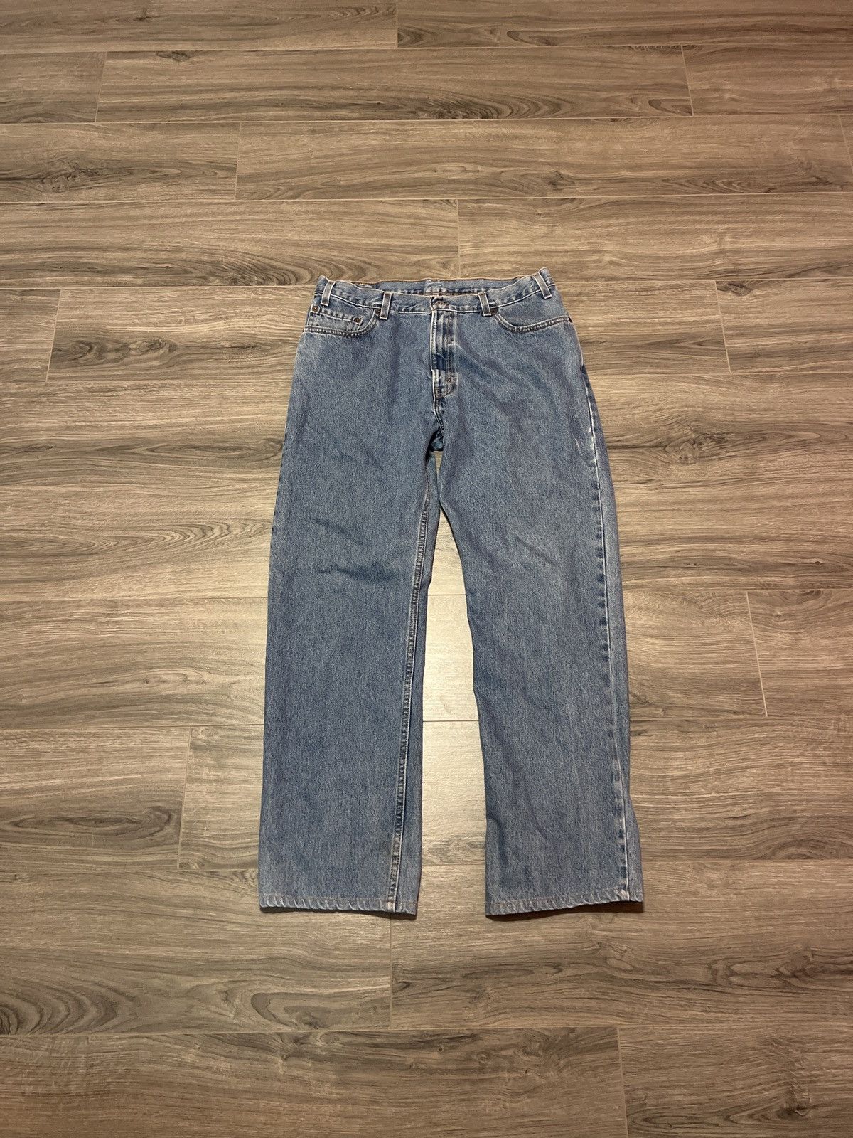 image of Levis x Levis Vintage Clothing Vintage Levi’S Dry Goods 559 1999 Relaxed Straightleg Jeans in Blue 