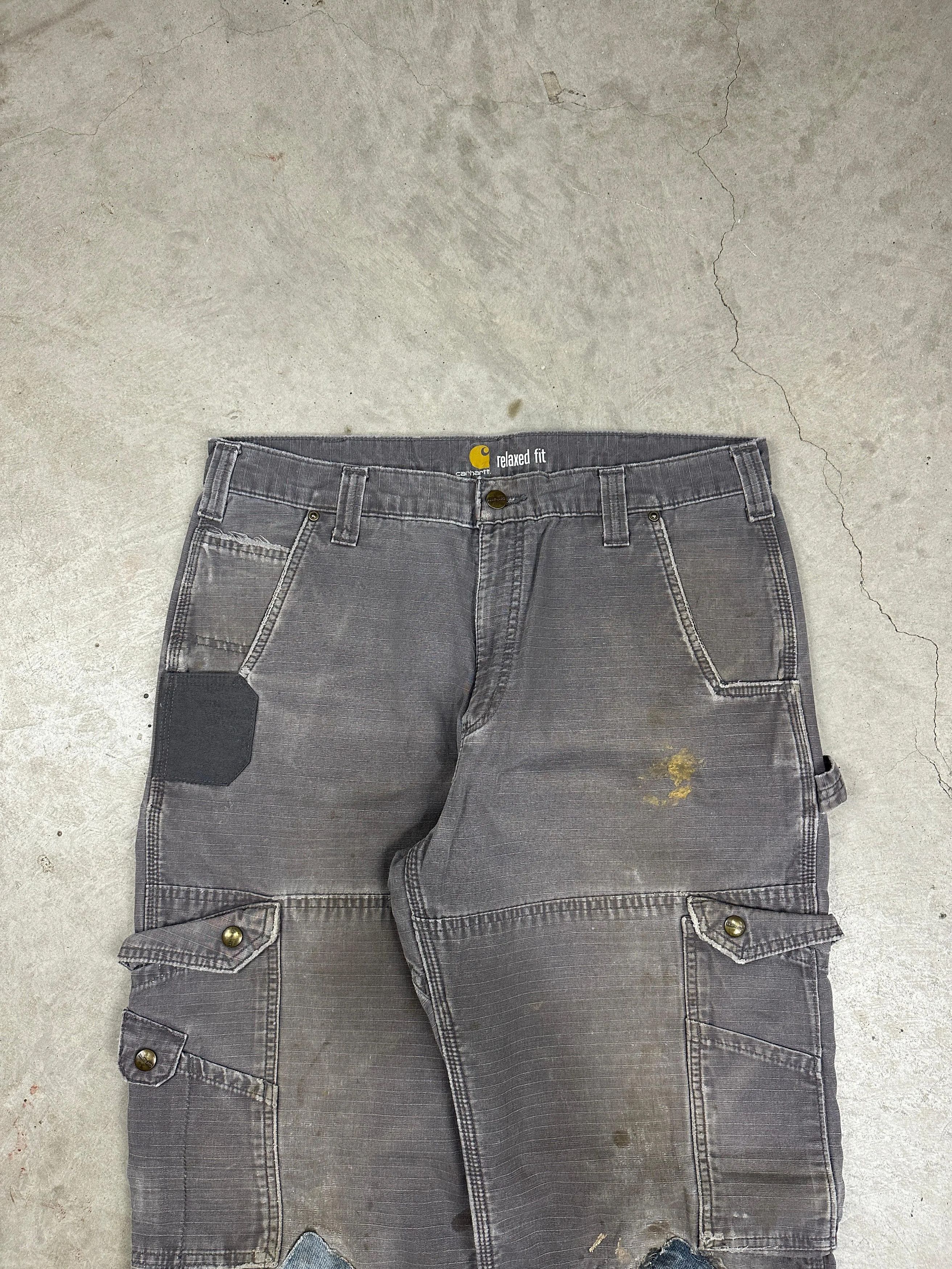 Carhartt Carhartt Workpants Patched Silver Size US 34 / EU 50 - 4 Thumbnail
