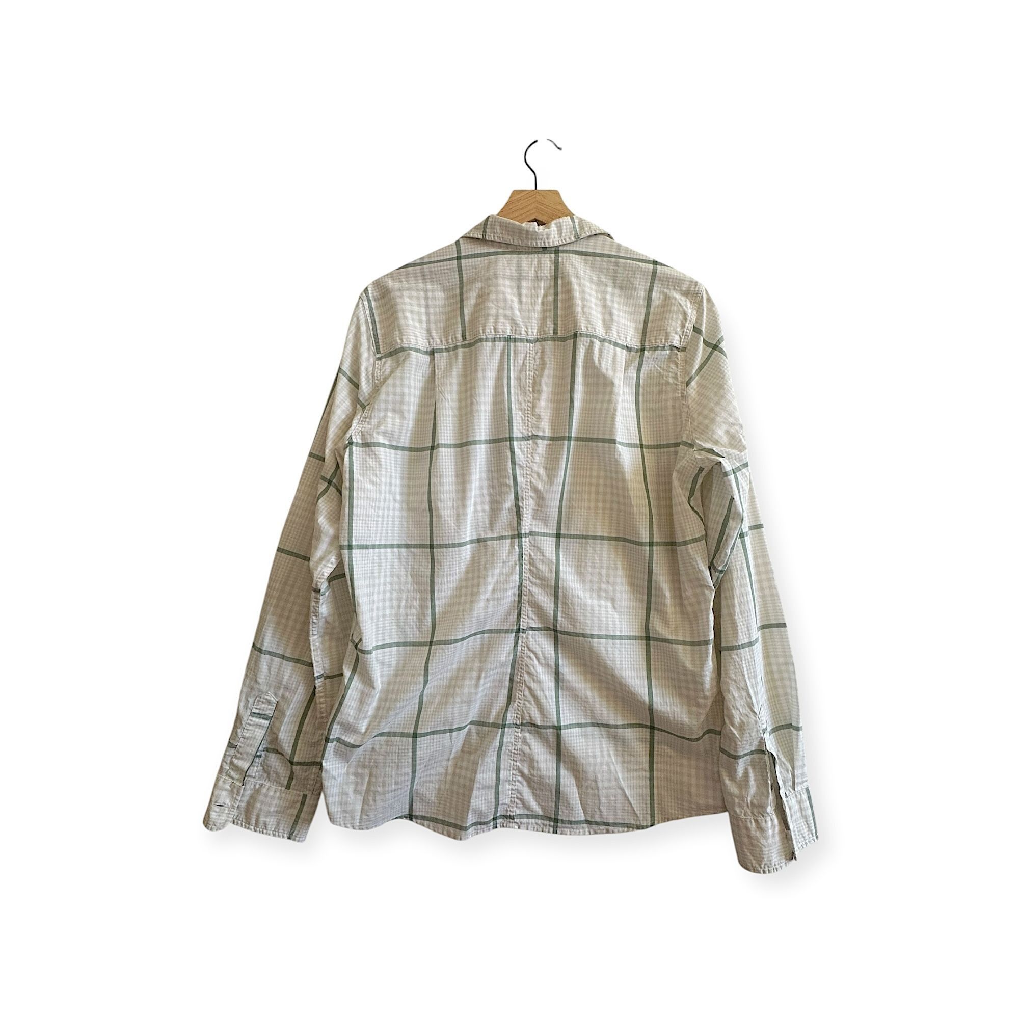 Frank & Eileen Frank & Eileen Barry Shirt, Size XL , Green/sand Check, New, Size XL / US 12-14 / IT 48-50 - 2 Thumbnail