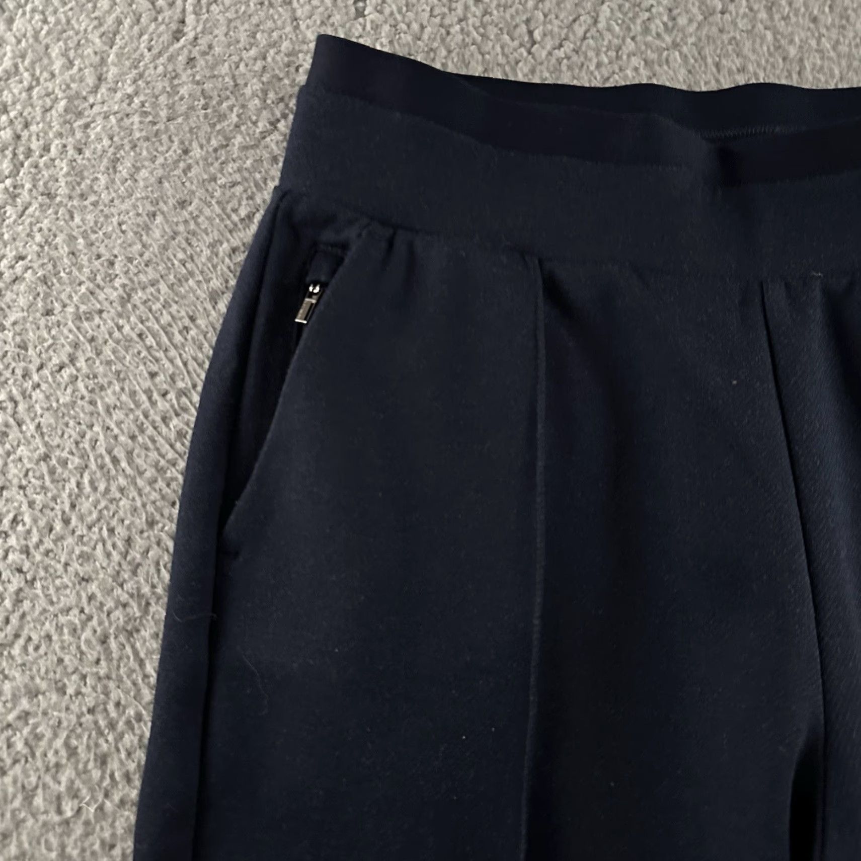 Athleta Athleta Womens Pants Blue XS Venice Pintuck High Rise Pull On Rayon Nylon Blend Size 26" / US 2 / IT 38 - 3 Thumbnail