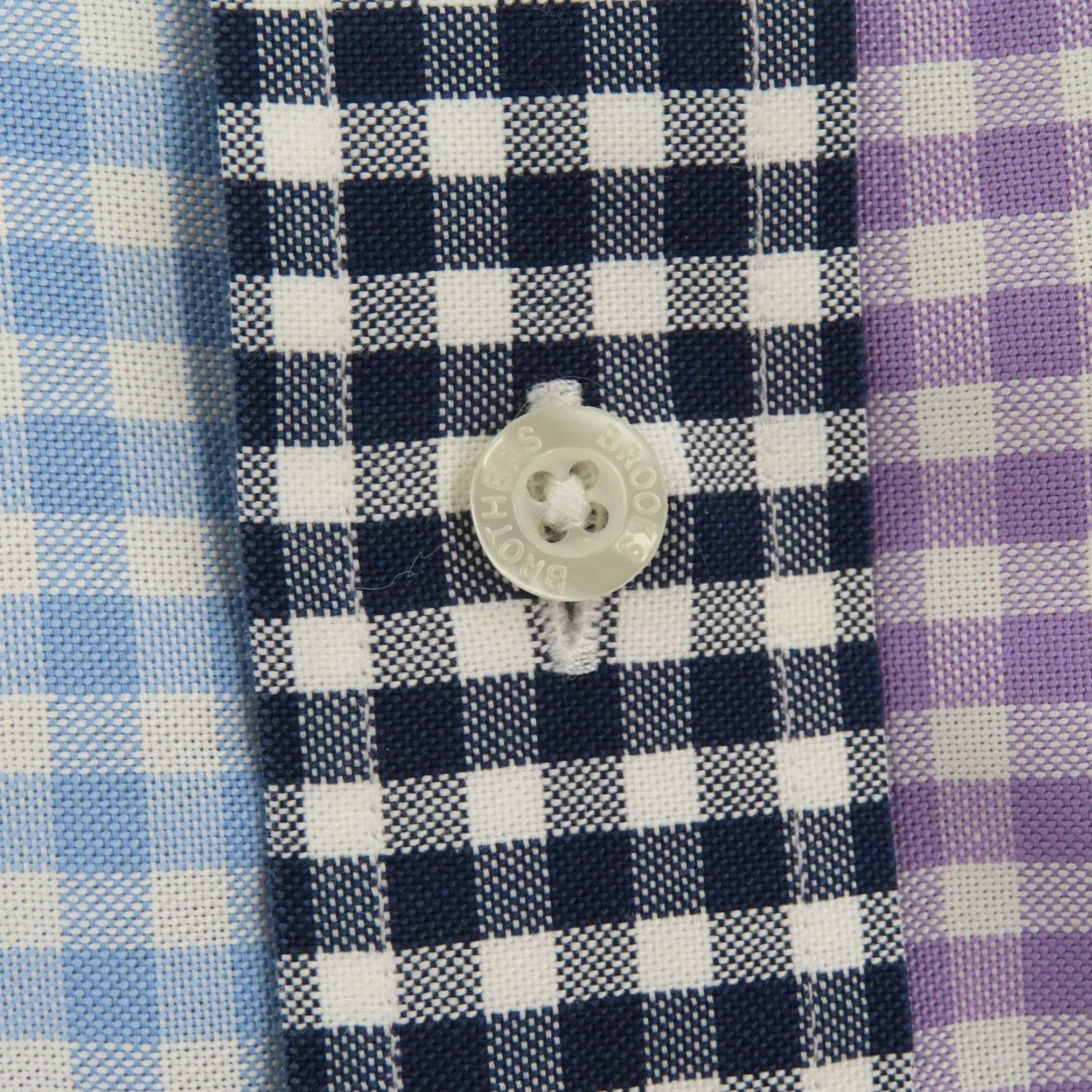 Brooks Brothers Brooks Brothers Button-Up Shirt Medium Regular Colorblock Gingham Long Sleeve Size US M / EU 48-50 / 2 - 4 Thumbnail