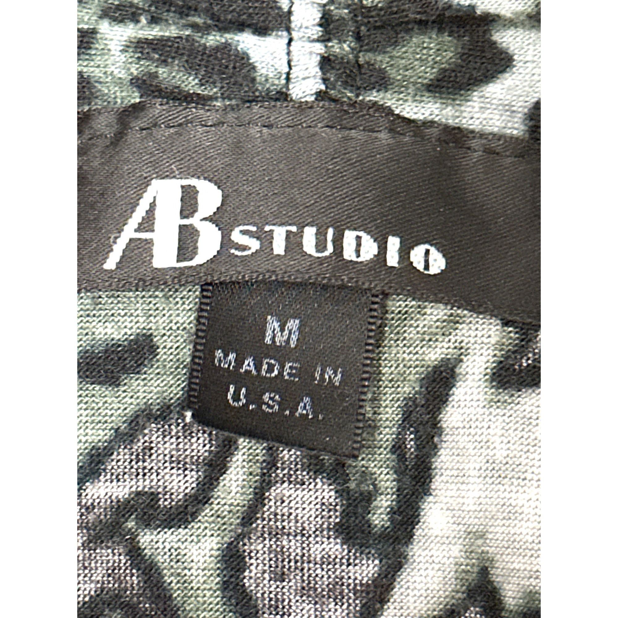 Other AB Studio Leopard Print Cardigan Black Gray Medium Lightweig Size M / US 6-8 / IT 42-44 - 6 Thumbnail