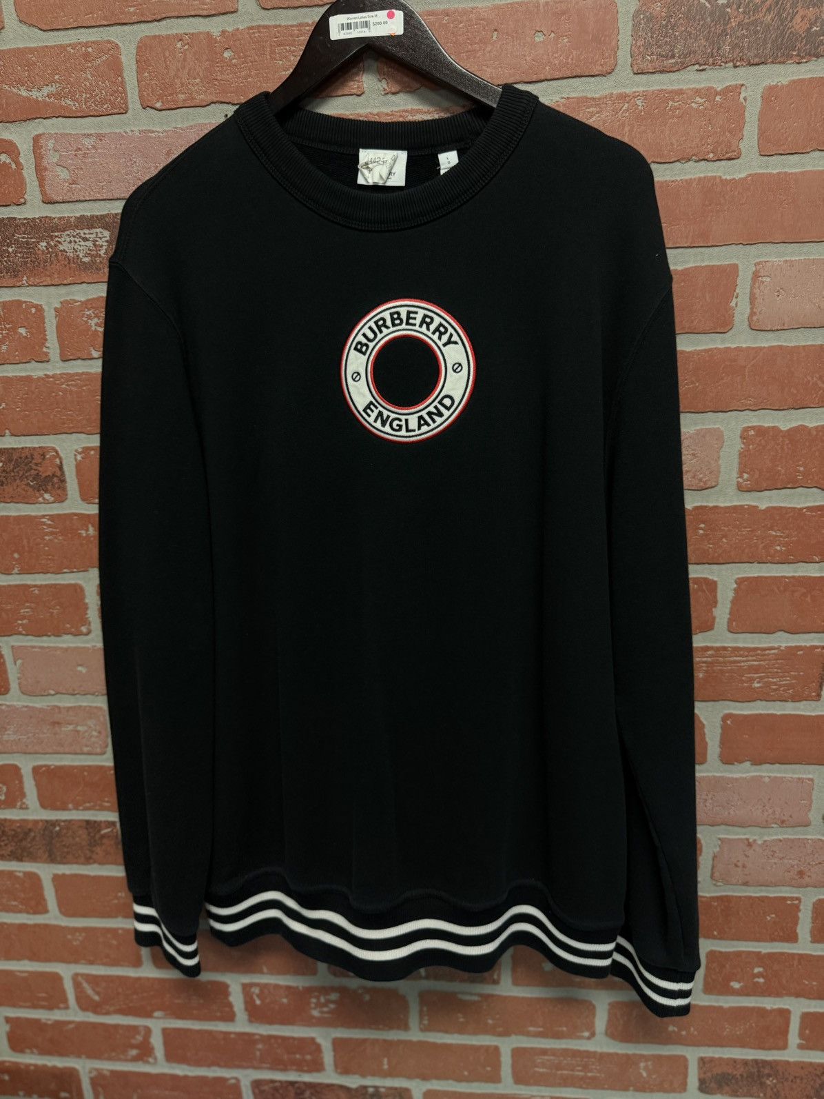 Burberry Burberry London England Sweater - Black - Men's Size Large Size US L / EU 52-54 / 3 - 3 Thumbnail