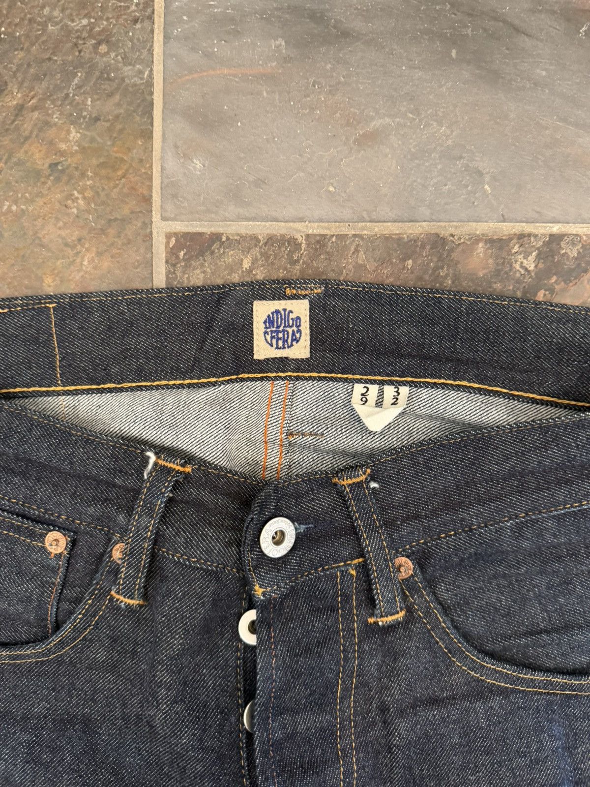 Indigofera Indigofera Kirk Jeans – Indigo Selvedge Size US 29 - 3 Thumbnail
