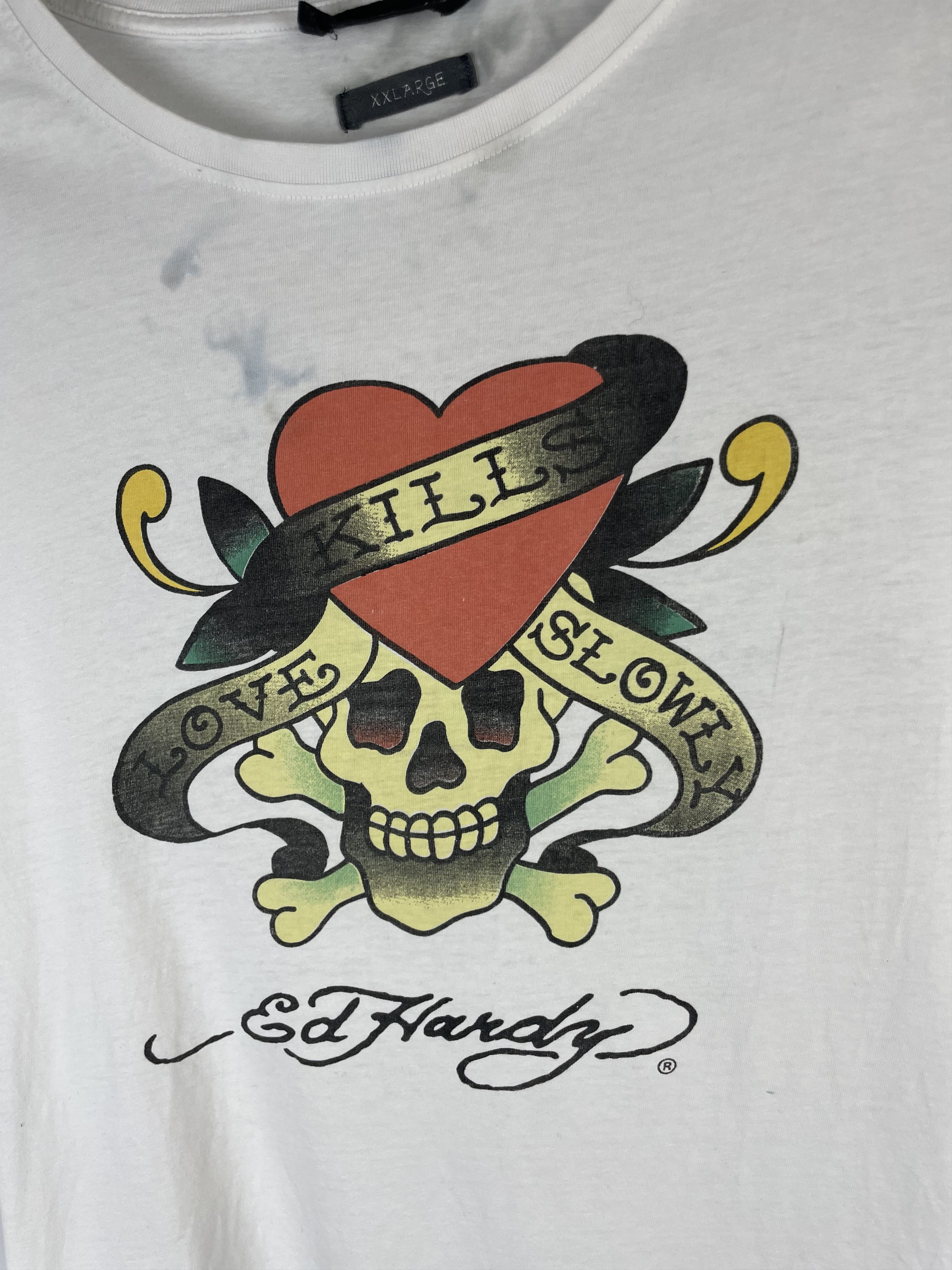 Christian Audigier × Ed Hardy × Vintage Ed Hardy Christian Audigier T-Shirts Size US XXL / EU 58 / 5 - 4 Thumbnail