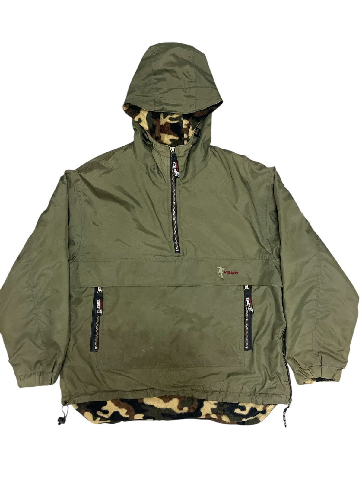 Japanese Brand × Vision Streetwear Vintage Vision Military Collection Jacket - Camouflage Hood Size US M / EU 48-50 / 2 - 1 Thumbnail