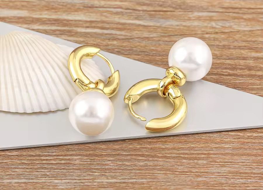 Jewelry Vintage style pearl earrings Size ONE SIZE - 3 Thumbnail