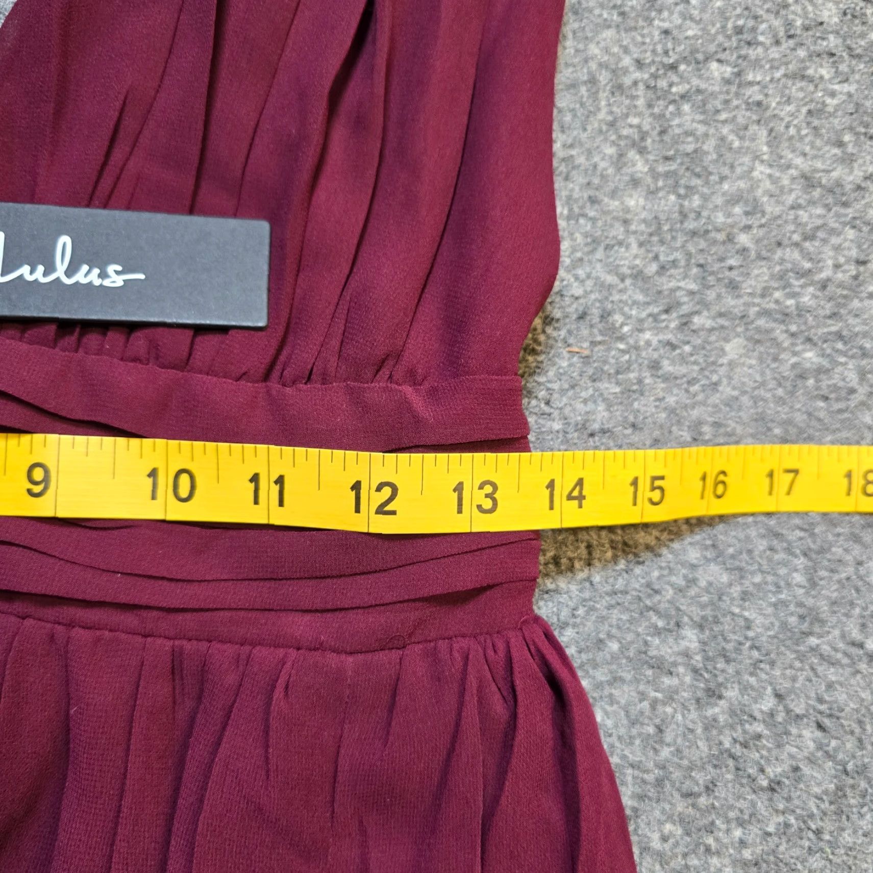 Lulus Lulus Dress Womens Size S Red Burgundy Maxi Sleeveless V-Neck Zip Lined Polyester Spandex Party/Cocktail Maxi Dress Mens? Size S / US 4 / IT 40 - 5 Thumbnail