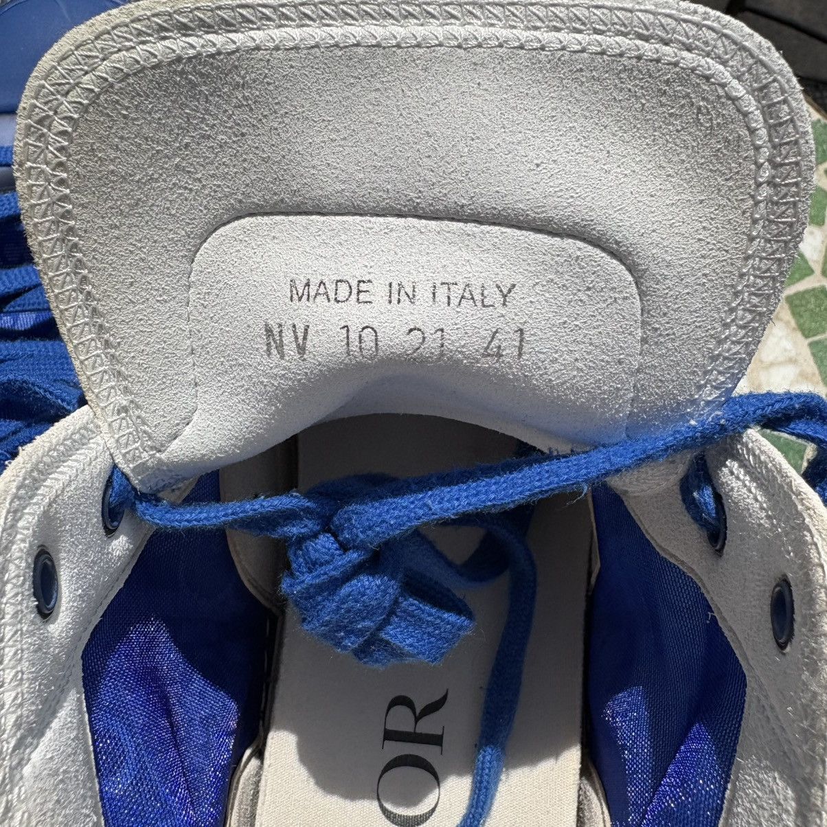 Dior Dior B23 Blue Oblique Sneaker Size US 10.5 / EU 43-44 - 5 Thumbnail