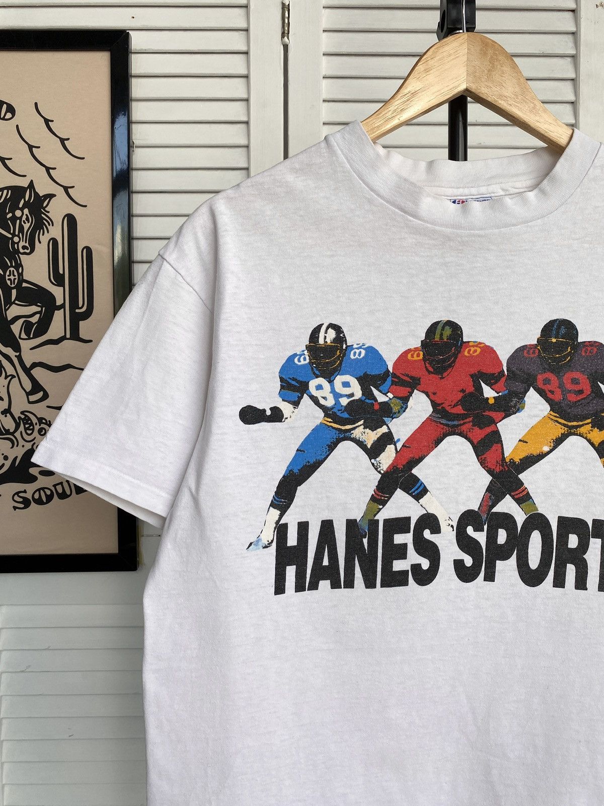 Hanes × Vintage Vintage Hanes Sport Football Best Team Befy Tee Shirt USA Size US M / EU 48-50 / 2 - 4 Thumbnail