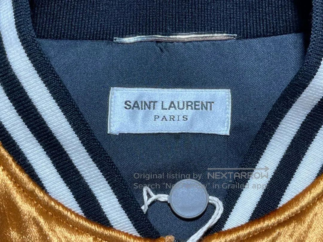 Yves Saint Laurent saint laurent velvet cotton bomber jacket. Size US M / EU 48-50 / 2 - 3 Thumbnail