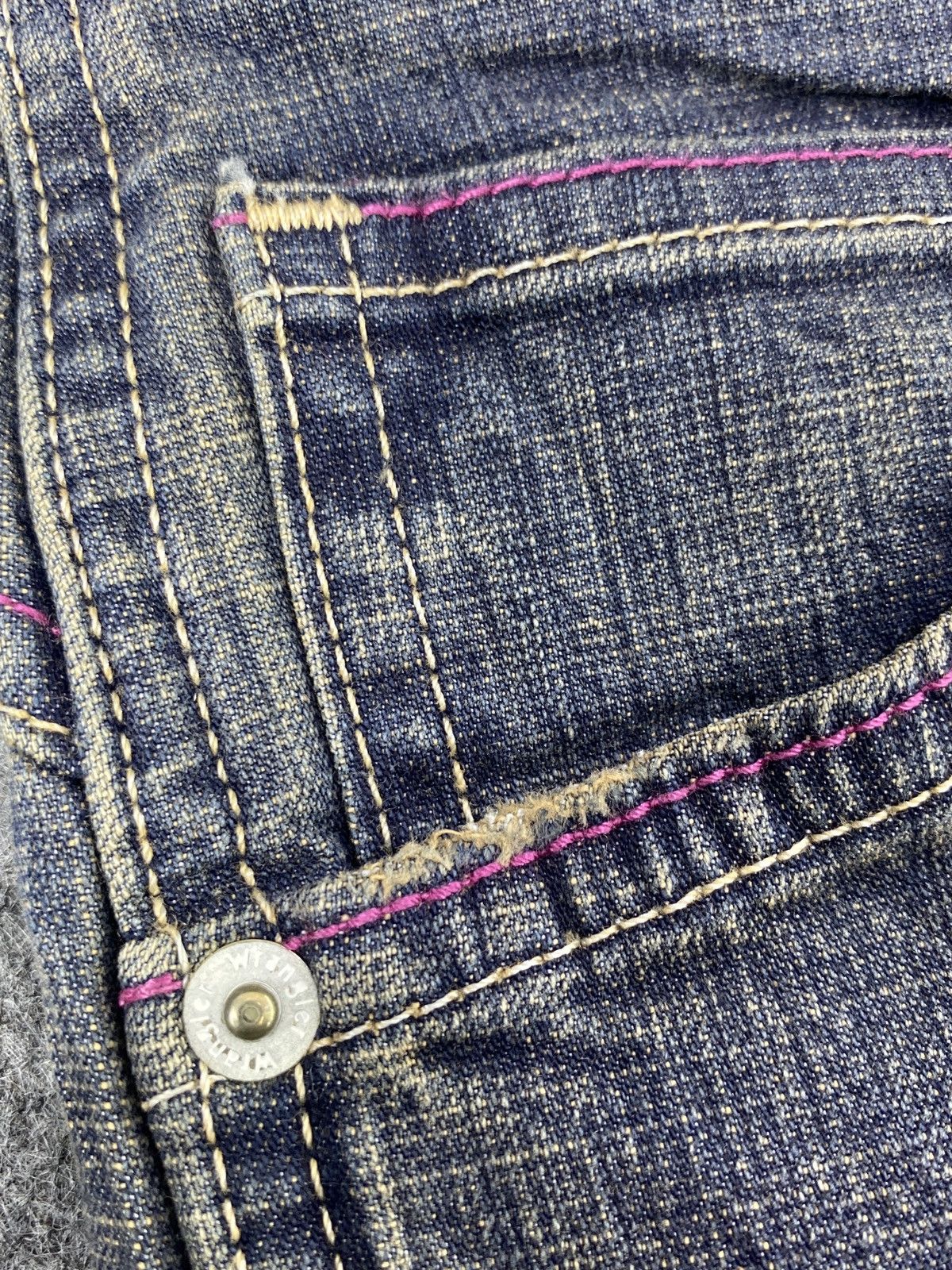 Jean × Vintage × Wrangler Vintage Wrangler bootcut Jeans - J999 Size 27" / US 4 / IT 40 - 12 Thumbnail