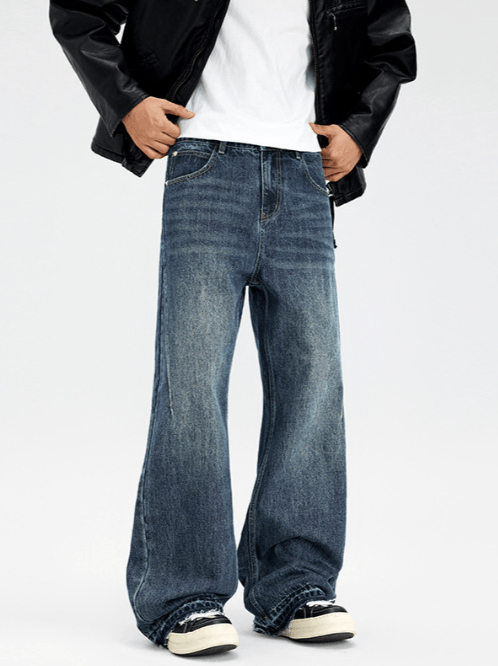 Japanese Brand × Jean American retro straight cleanfit high street jeans Size US 34 / EU 50 - 1 Thumbnail
