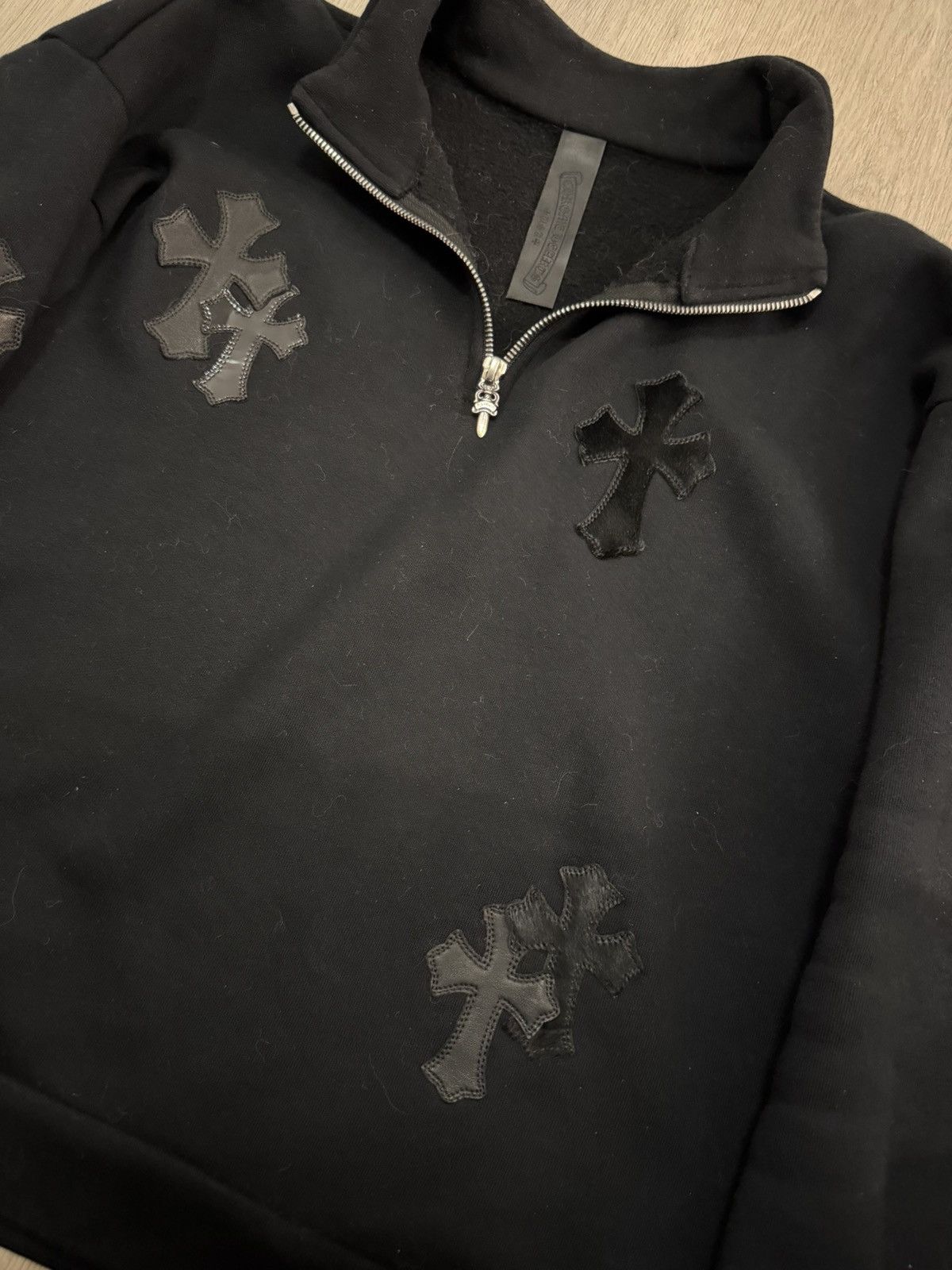 Chrome Hearts Chrome Hearts Flooded 15 Cross Patch Quarter Zip Size US S / EU 44-46 / 1 - 2 Thumbnail