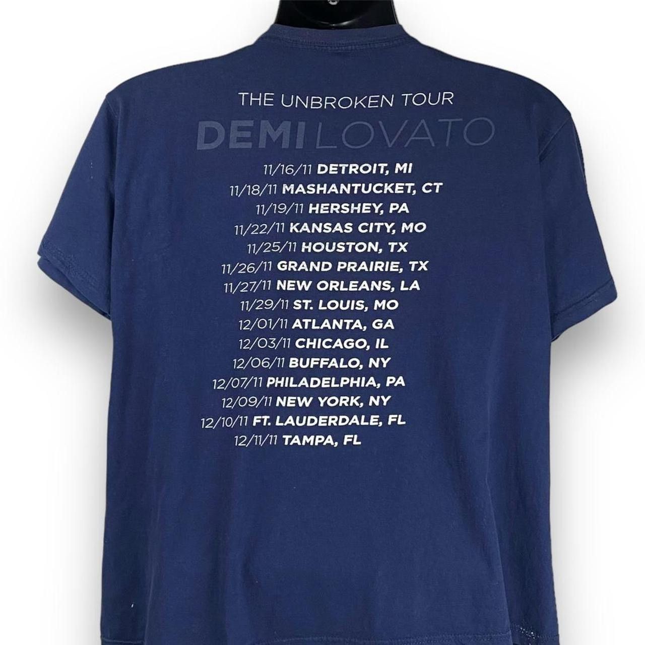 Band Tees × Tultex Tultex Demi Lovato Unbroken Tour Music Concert Tee Tshirt Size US M / EU 48-50 / 2 - 2 Thumbnail