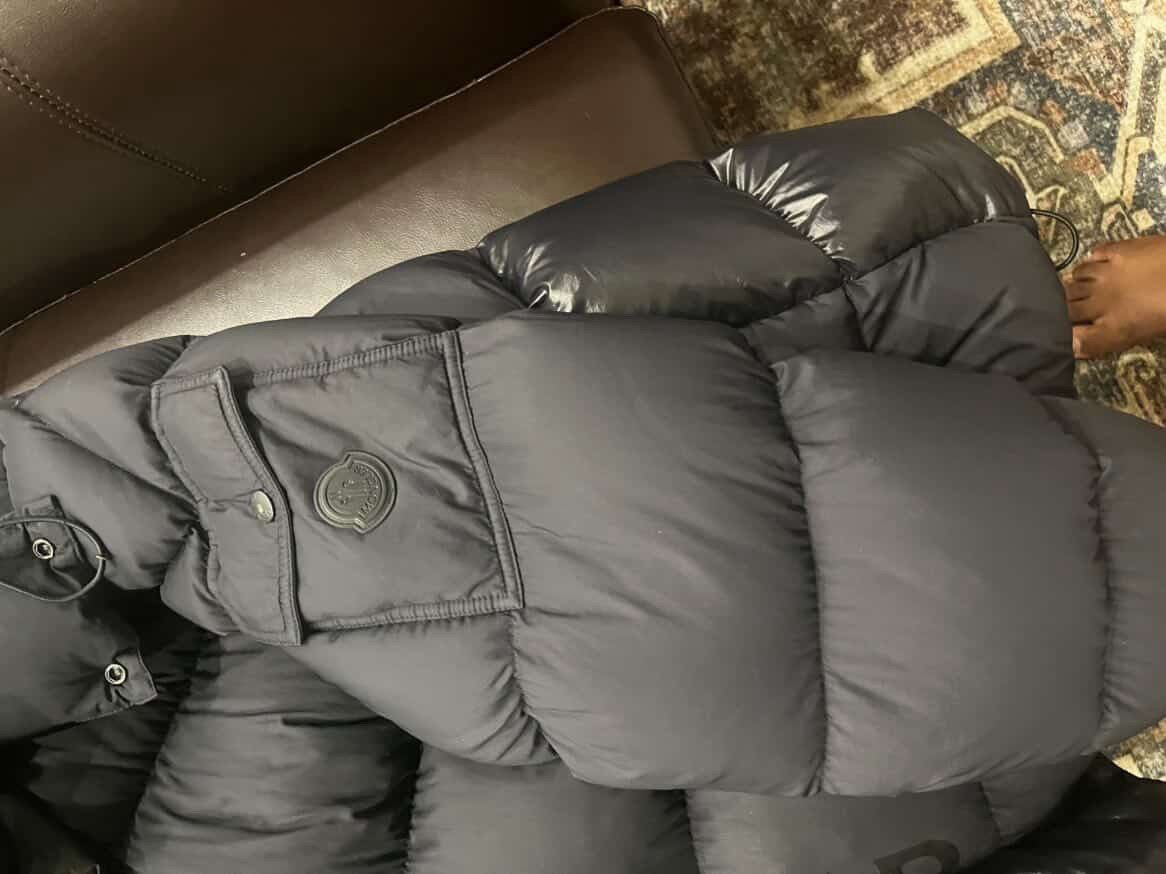 Moncler Moncler Black Hooded Puffer Jacket Size US XXL / EU 58 / 5 - 3 Thumbnail