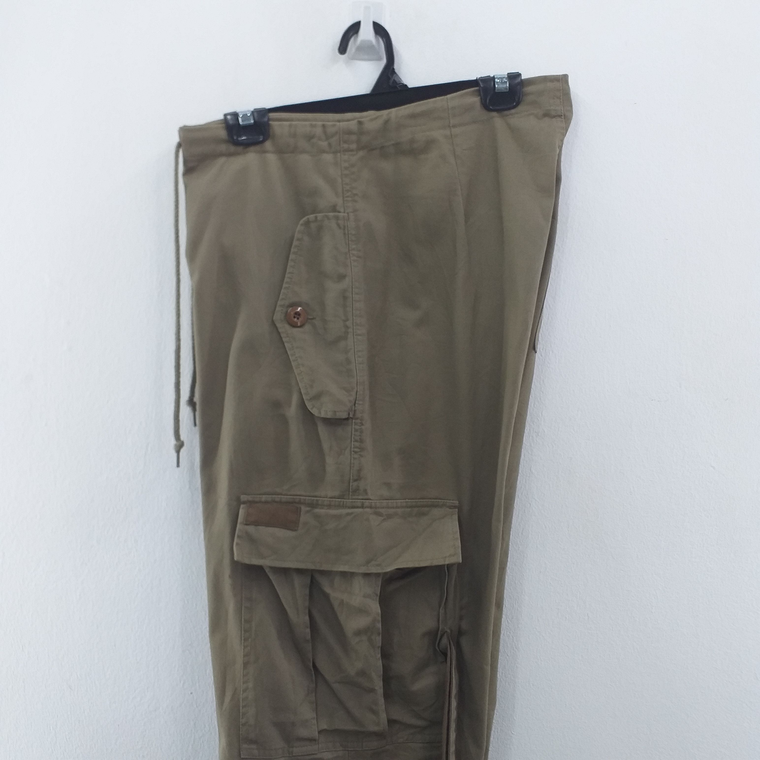 Japanese Brand Vintage Roughness Troop Japanese Cargo Pockets Pants -CP031 Size US 35 - 10 Thumbnail