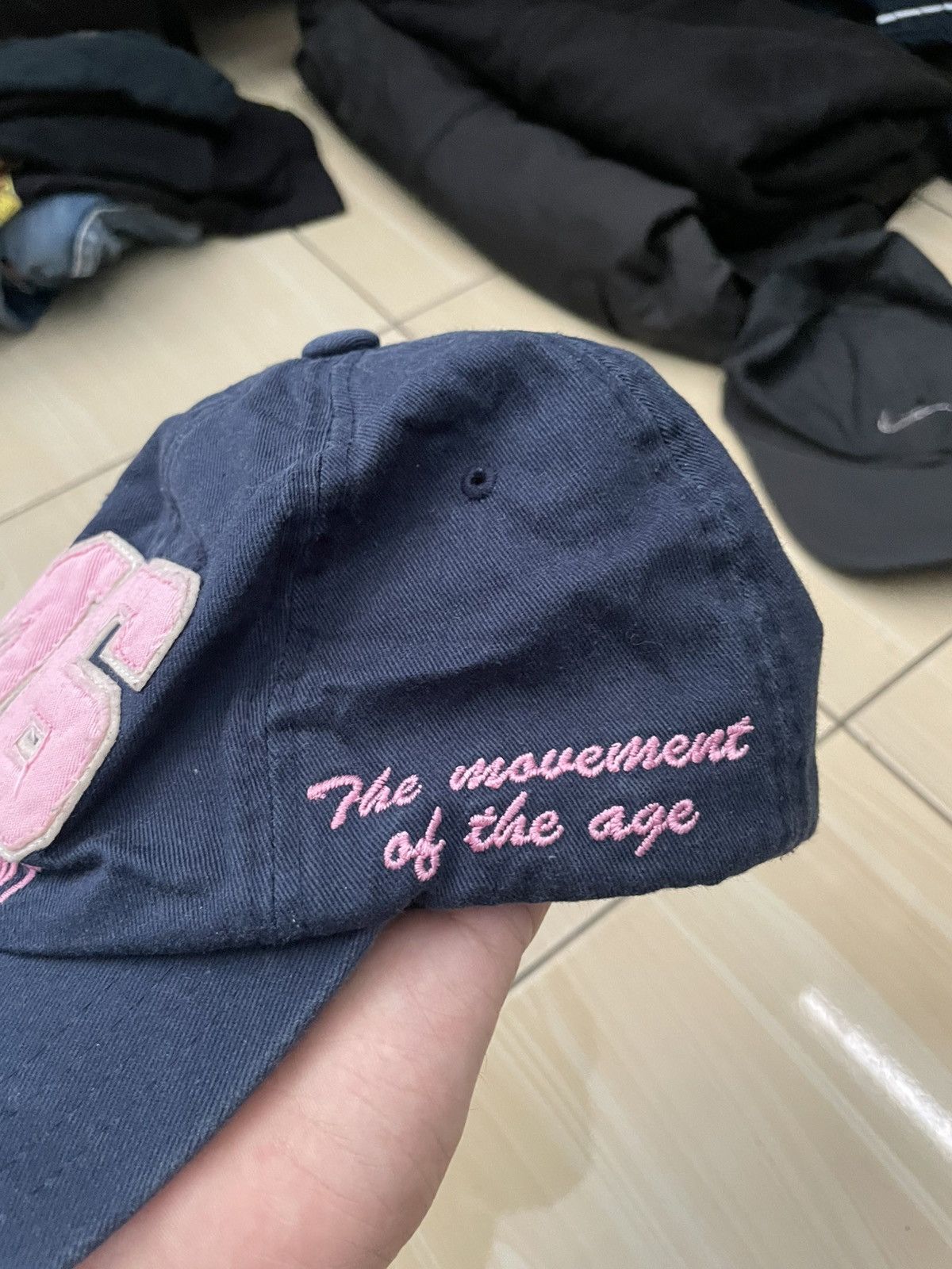 Japanese Brand Vintage M6 in the movement Distressed style cap hat Size ONE SIZE - 3 Thumbnail