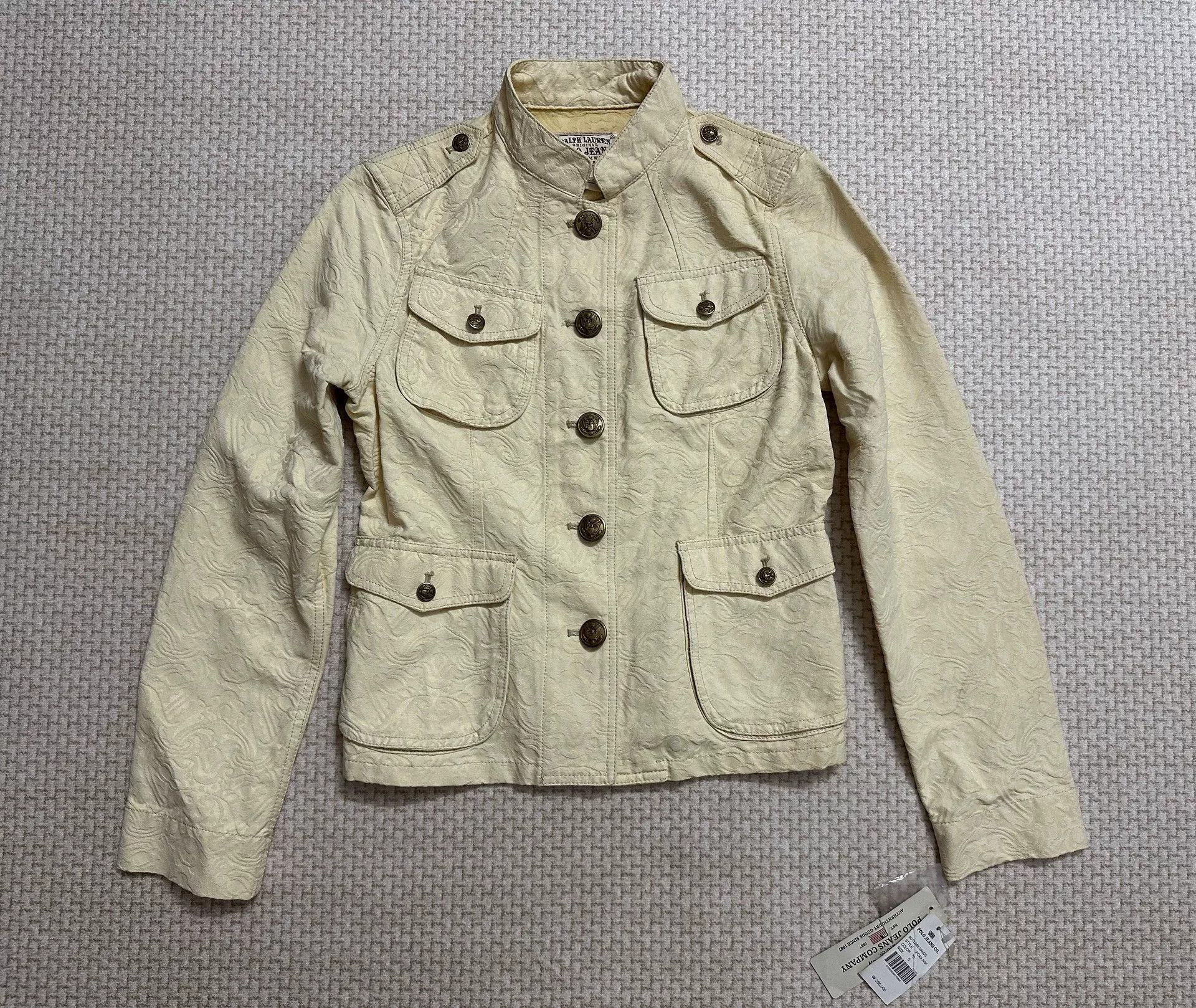 Polo Ralph Lauren Ralph Lauren RRL Women's Cream Jacket Size S / US 4 / IT 40 - 1 Thumbnail
