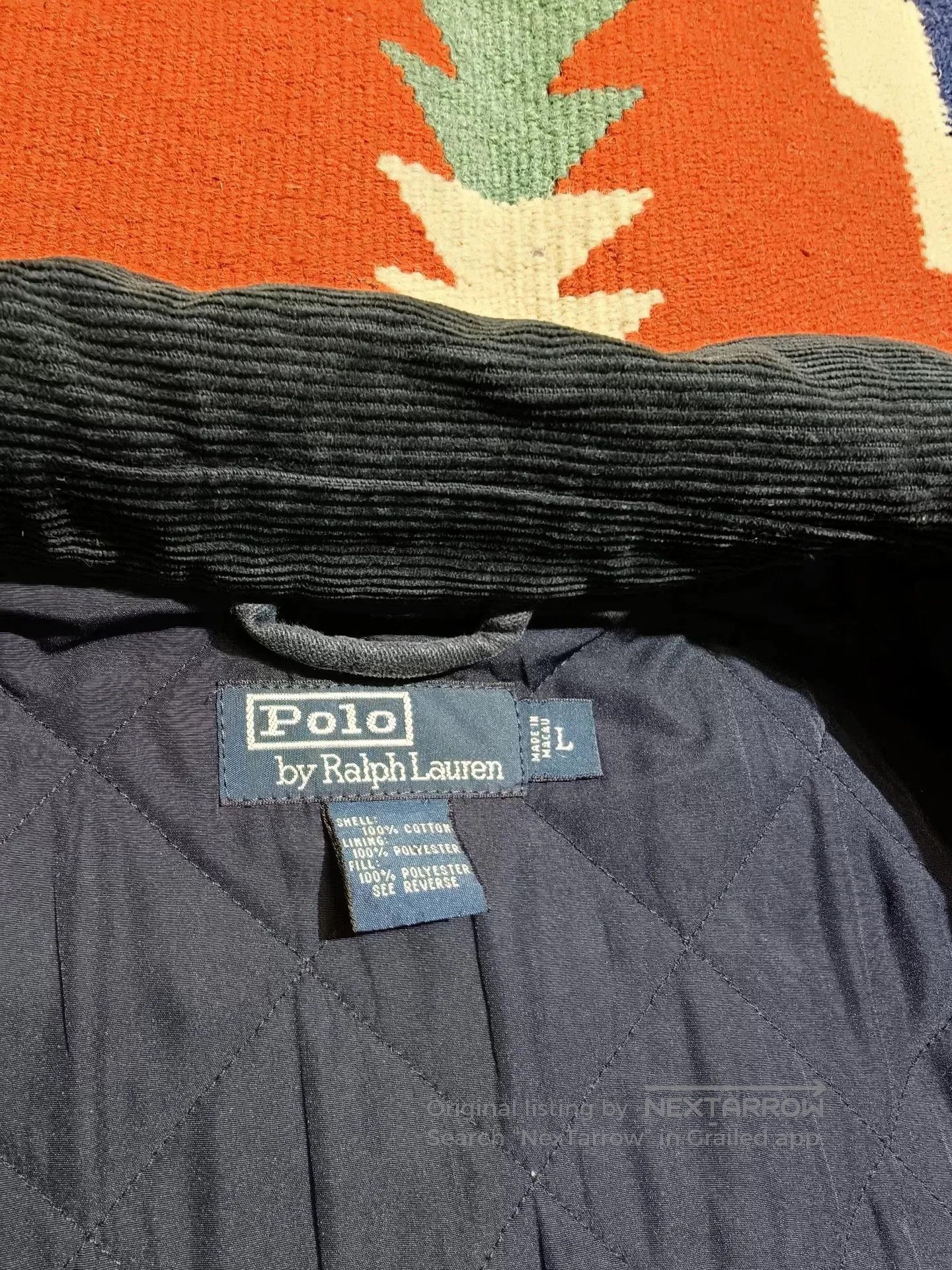 Vintage Vintage Polo Ralph Lauren Quilted Jacket. Size US L / EU 52-54 / 3 - 6 Thumbnail