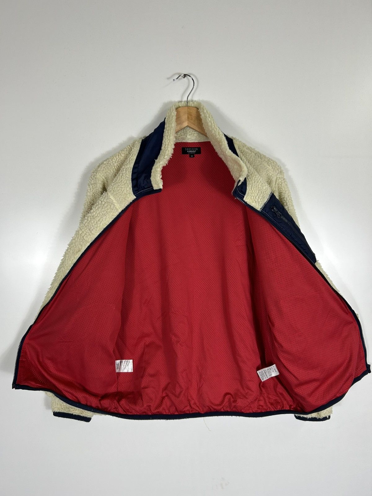 Vintage ⚡️Vintage Kangol Fleece Deep Pile Zipper Jacket Size US M / EU 48-50 / 2 - 8 Thumbnail
