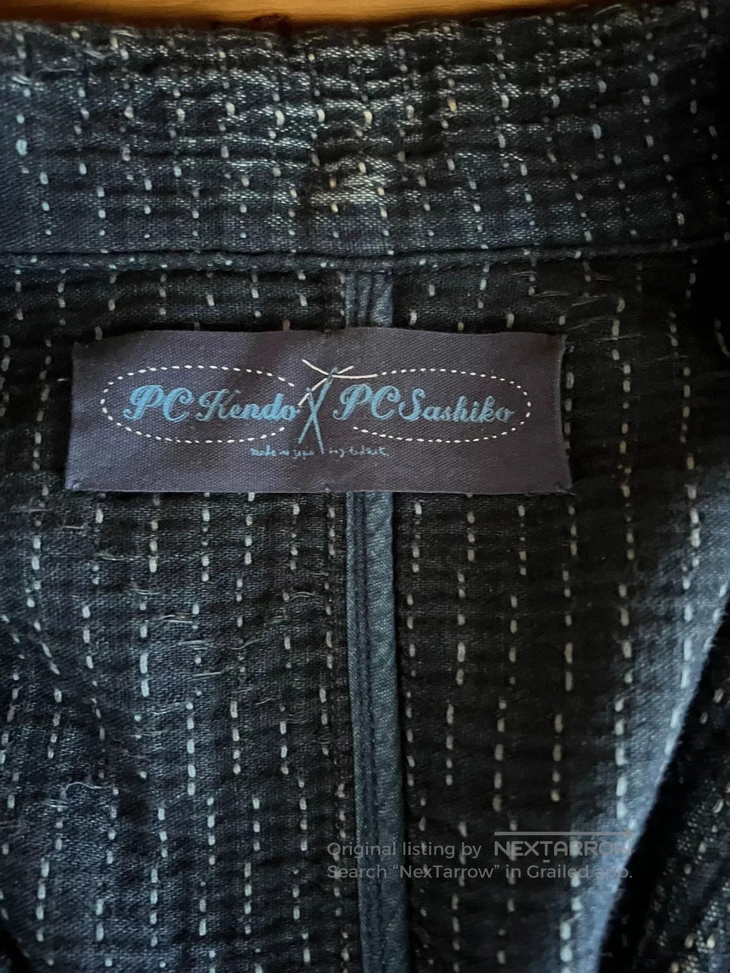 Other unique indigo dyed textured blazer jacket. Size US M / EU 48-50 / 2 - 8 Thumbnail