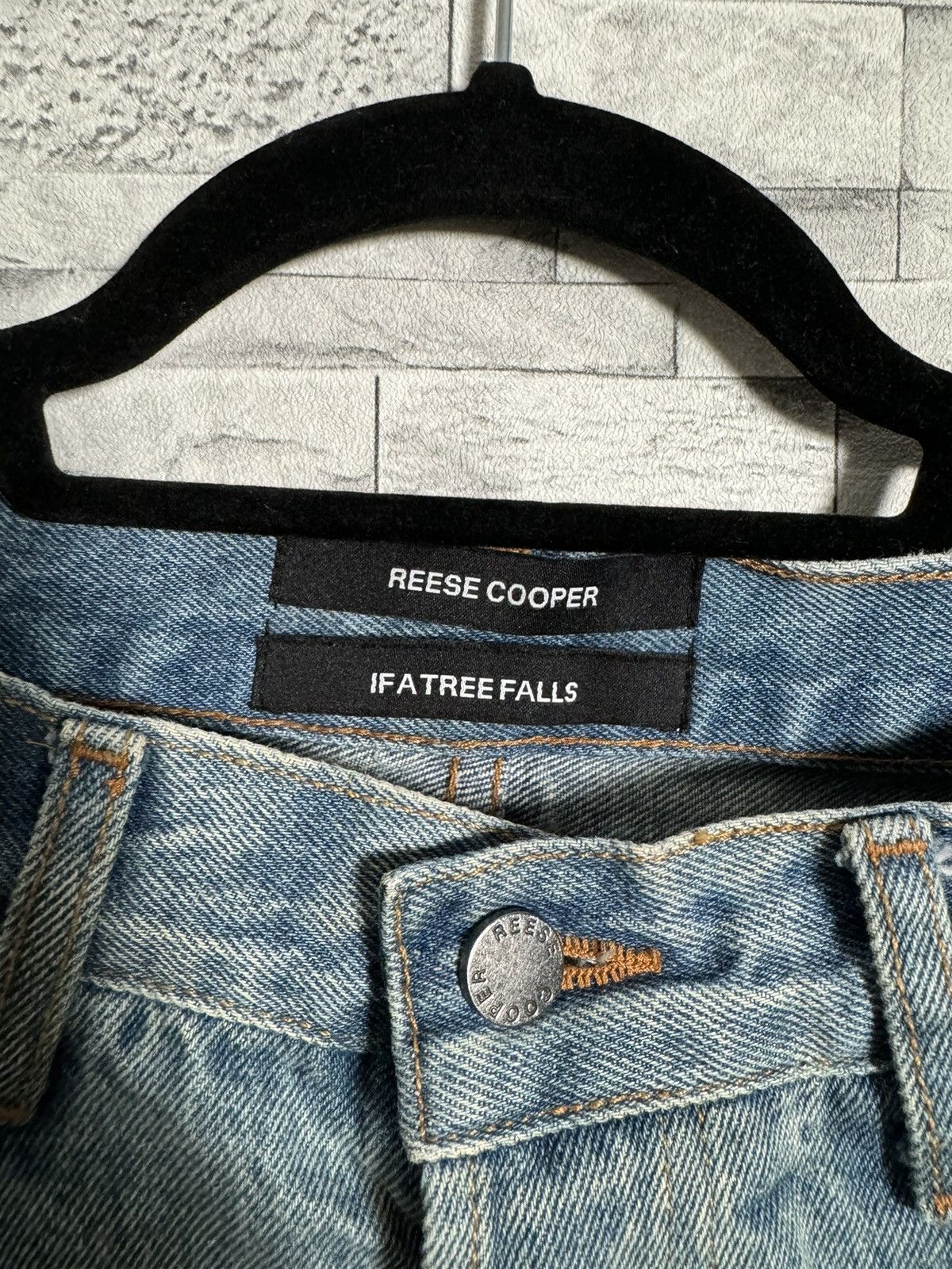Reese Cooper Reese Cooper If A Tree Falls Denim Blue Jeans 30 Size US 32 / EU 48 - 5 Thumbnail