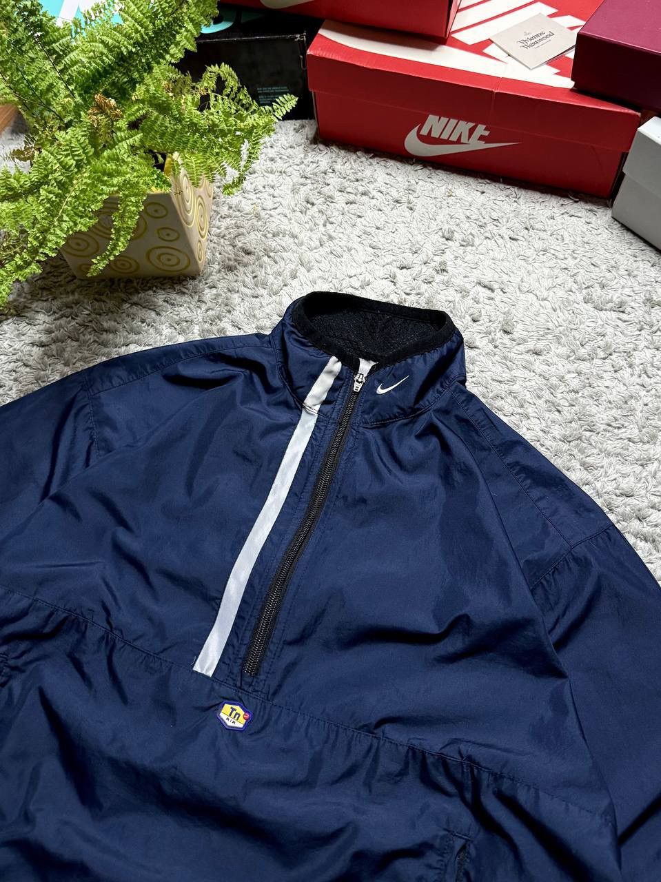 Nike 90s Nike TN Vintage Nylon Oversized Drill Drip Jacket Rare Size US L / EU 52-54 / 3 - 2 Thumbnail