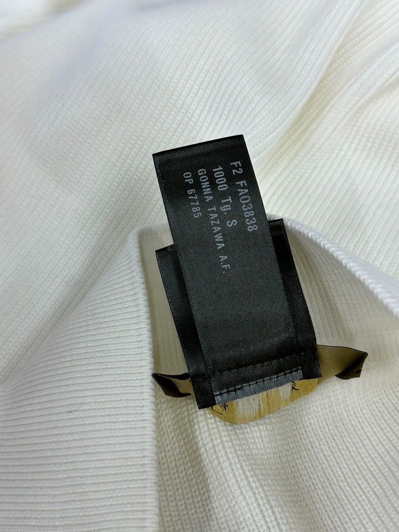 Loro Piana LORO PIANA sizeS White asymmetrical half skirt Size 23" - 6 Thumbnail