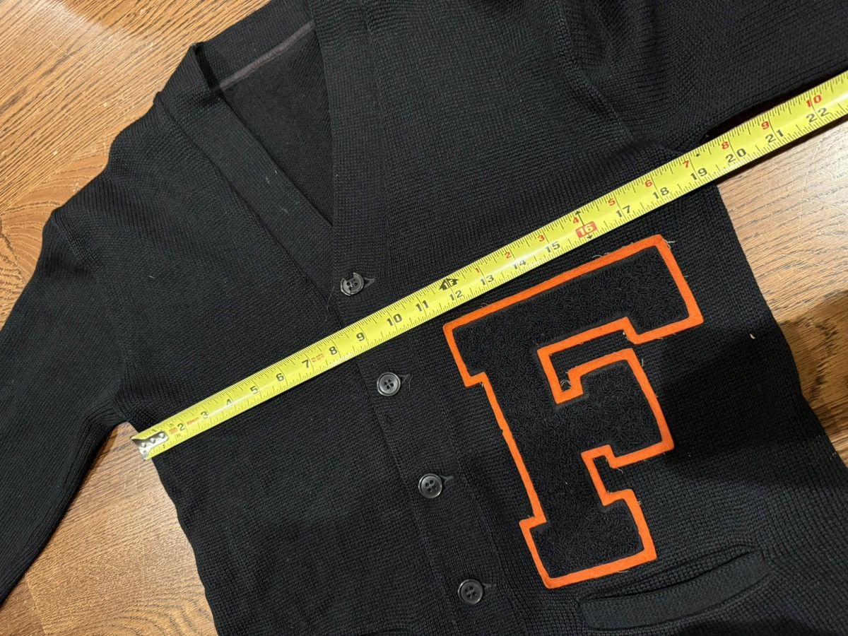 Vintage Vintage 50s 60s Black Varsity Style Cardigan Letterman F Size US L / EU 52-54 / 3 - 12 Thumbnail