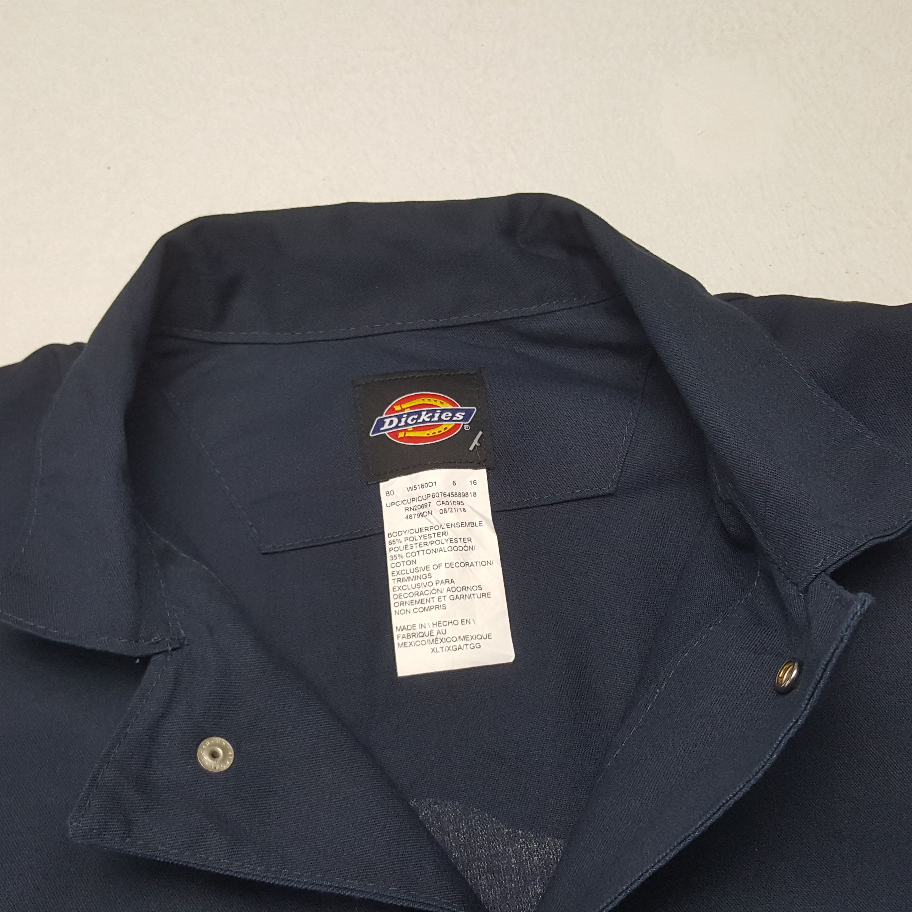 Dickies × Japanese Brand × Vintage Vintage Dickies Custom Skull Logo Coverall Jacket Size US XL / EU 56 / 4 - 6 Thumbnail
