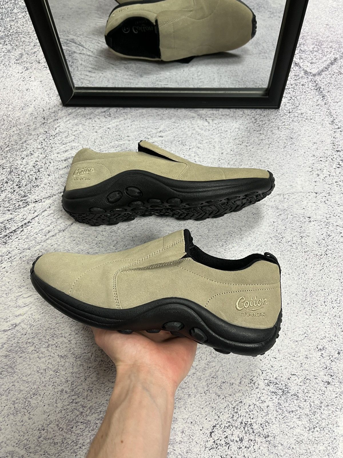 Vintage Cotton Traders Rare Slip-On Oakley Style Sneakers Archive Size US 9.5 / EU 42-43 - 3 Thumbnail