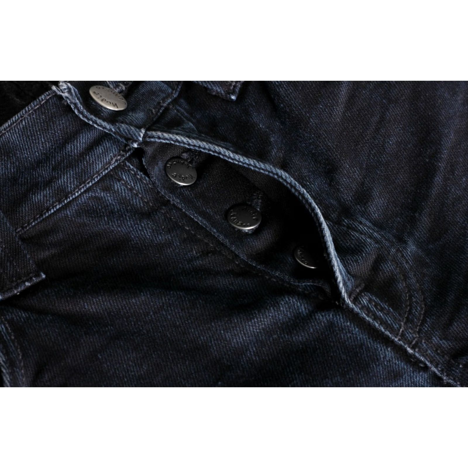 Nudie Jeans NUDIE JEANS GRIM TIM BLACK RING Stretch Jeans Men W30 L30 DZ1874 Size US 30 / EU 46 - 4 Thumbnail