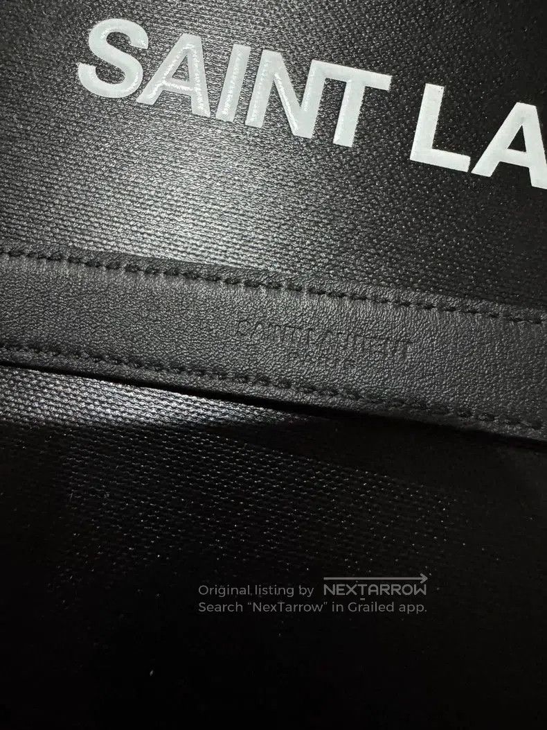 Saint Laurent Paris Saint Laurent YSL Black Silver Snake Belt . Size ONE SIZE - 3 Thumbnail