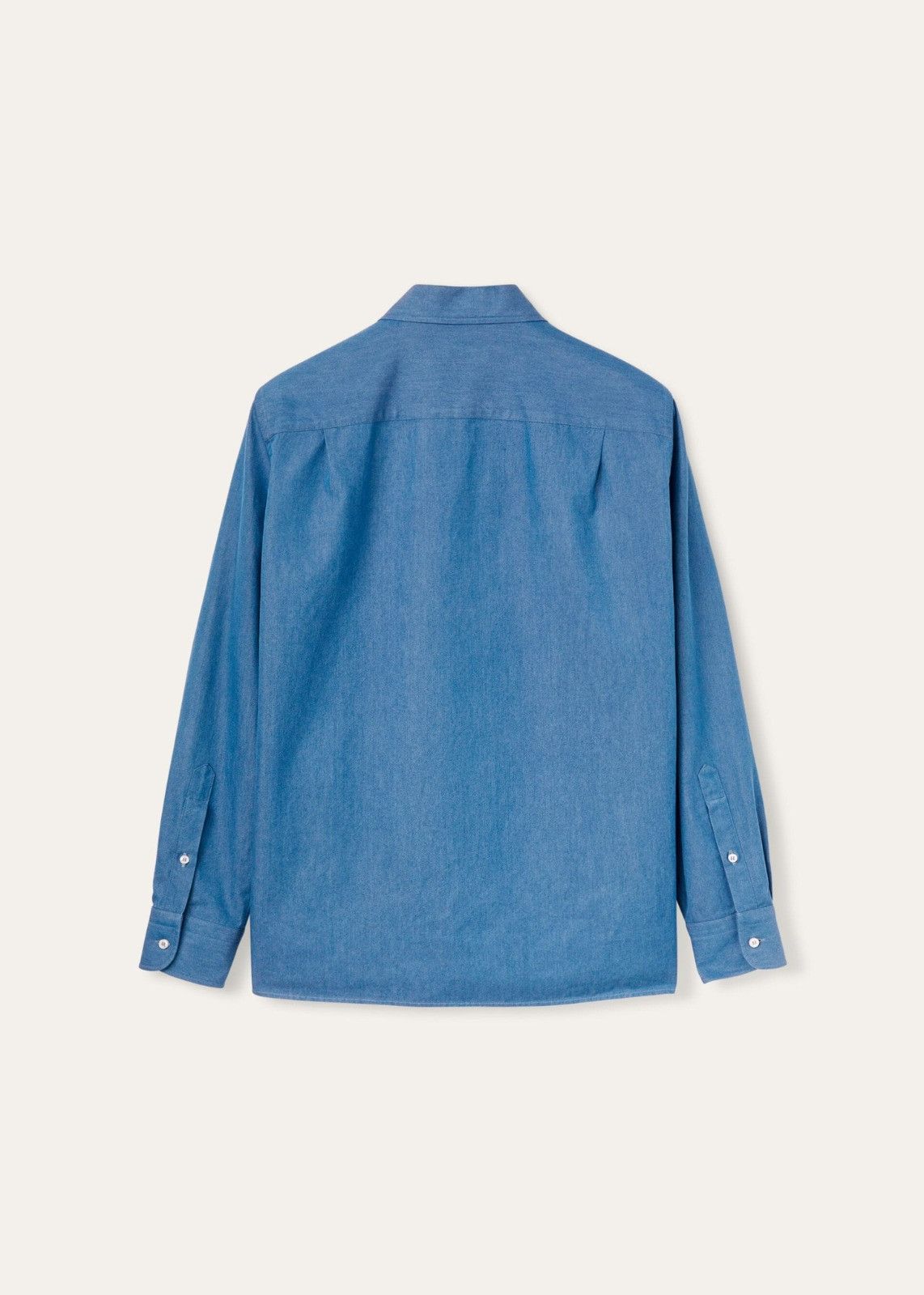 Loro Piana o1srvl11e0325 FAO0318 Denim Shirt in Blue Size US L / EU 52-54 / 3 - 2 Thumbnail