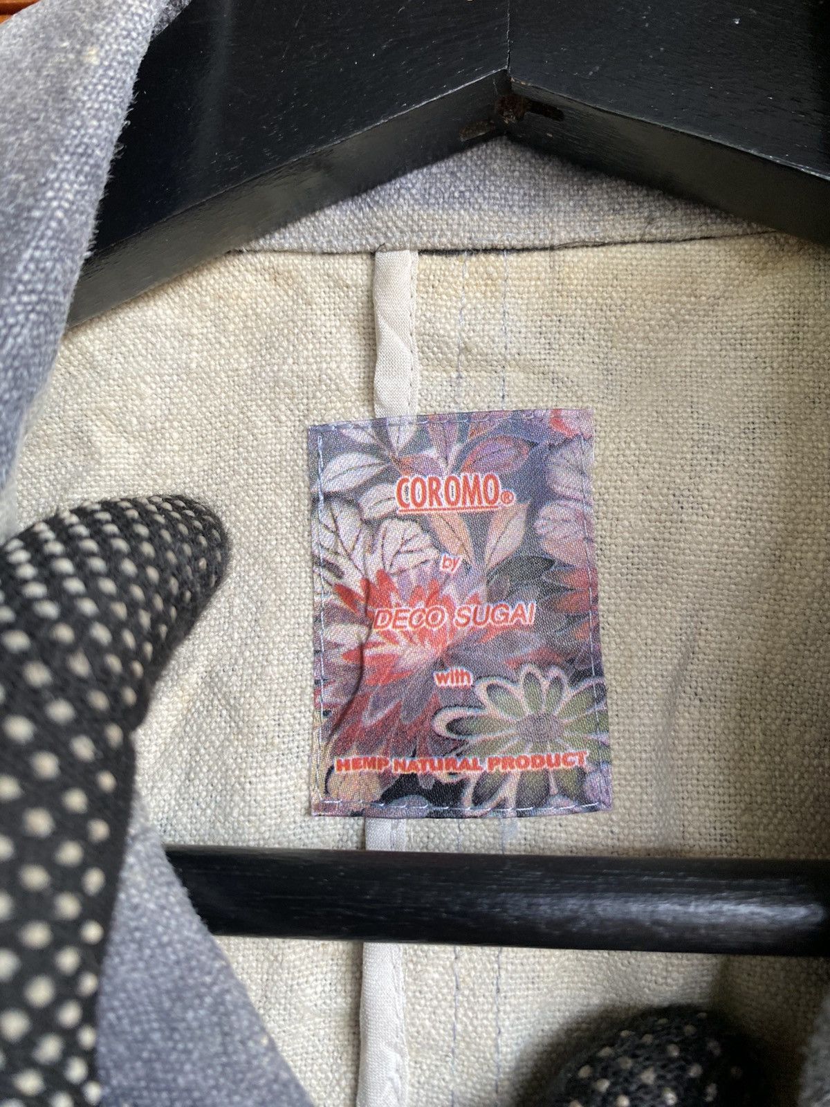 Japanese Brand Coromo by Deco Sugai Hemp Blend Printed – Japanese Artwear Size S / US 4 / IT 40 - 11 Thumbnail