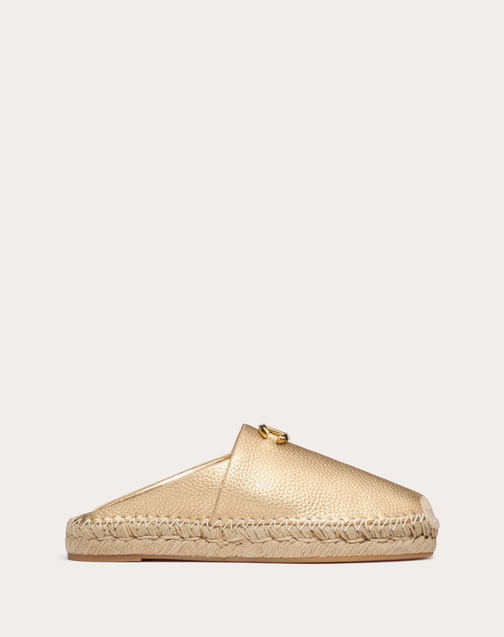 Valentino os11x0326 Vlogo Mules in Gold Size US 10 / IT 40 - 1 Thumbnail