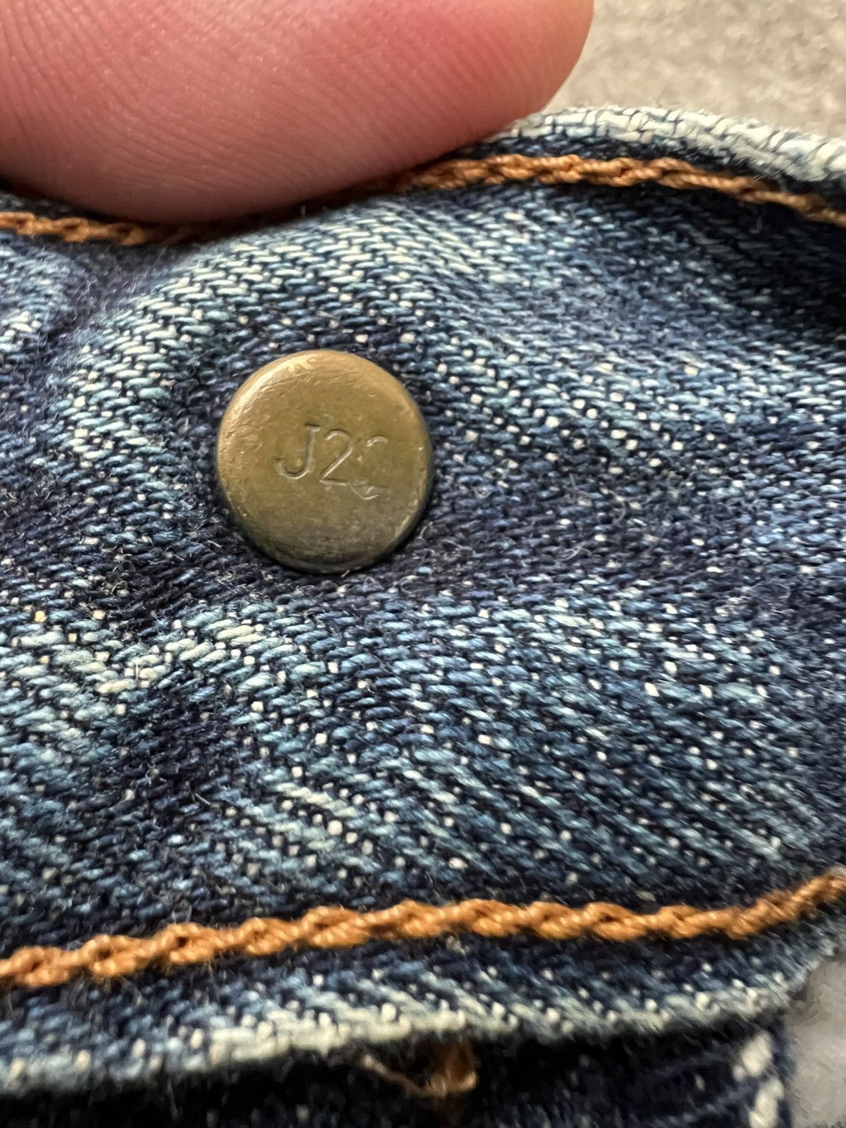 Levi's Vintage 90’s Levis 504Z Big E Selvedge Distressed Jean Size US 28 / EU 44 - 14 Thumbnail
