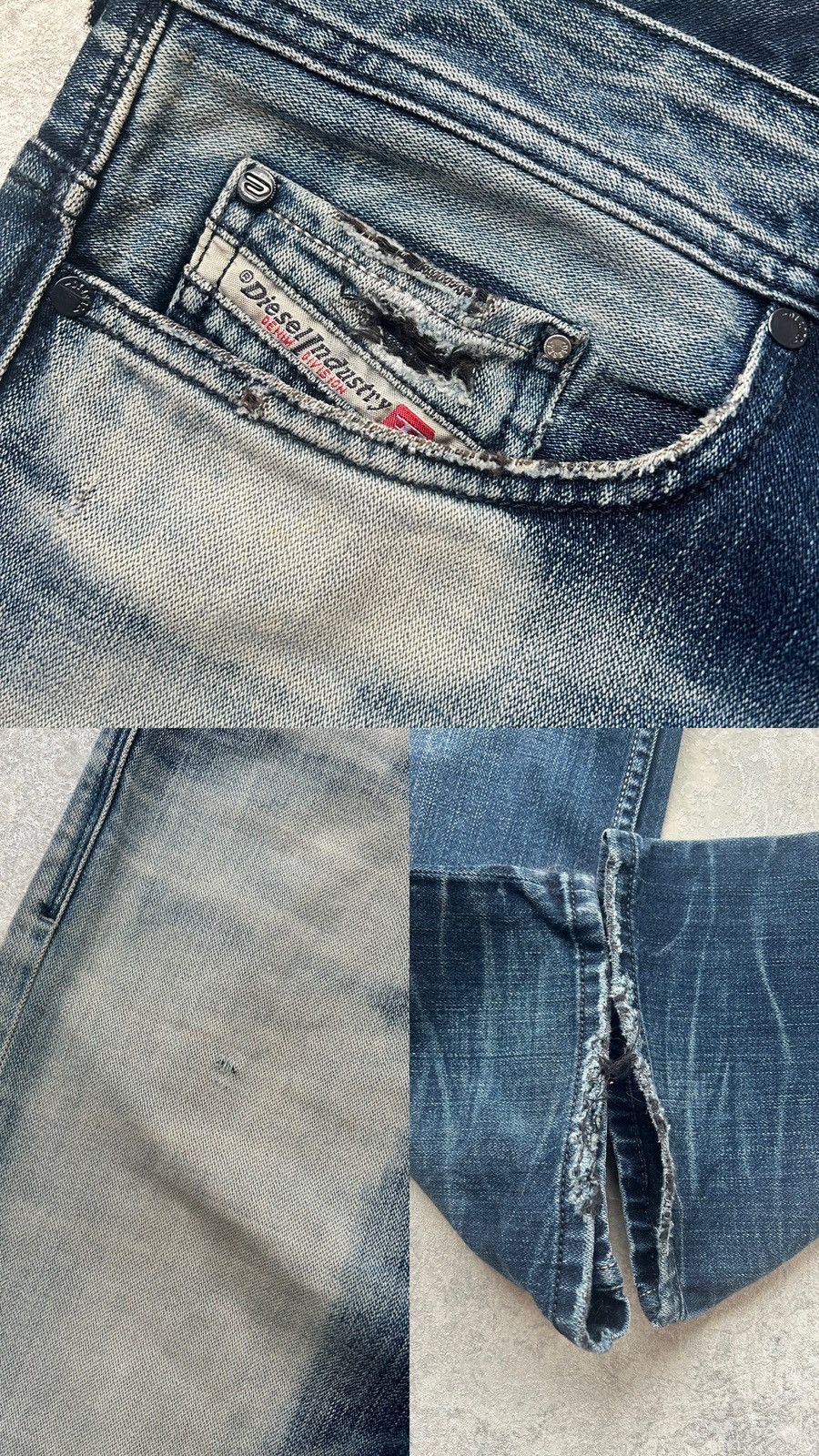 Diesel Diesel Safado Blue Eyecons 2015/1 Denim Jeans Y2K Size US 34 / EU 50 - 20 Thumbnail
