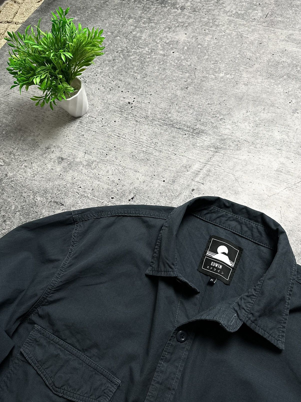Edwin Edwin Y2K Trucker Big Shirt LS Jacket Japanese Hype Size US XL / EU 56 / 4 - 6 Thumbnail