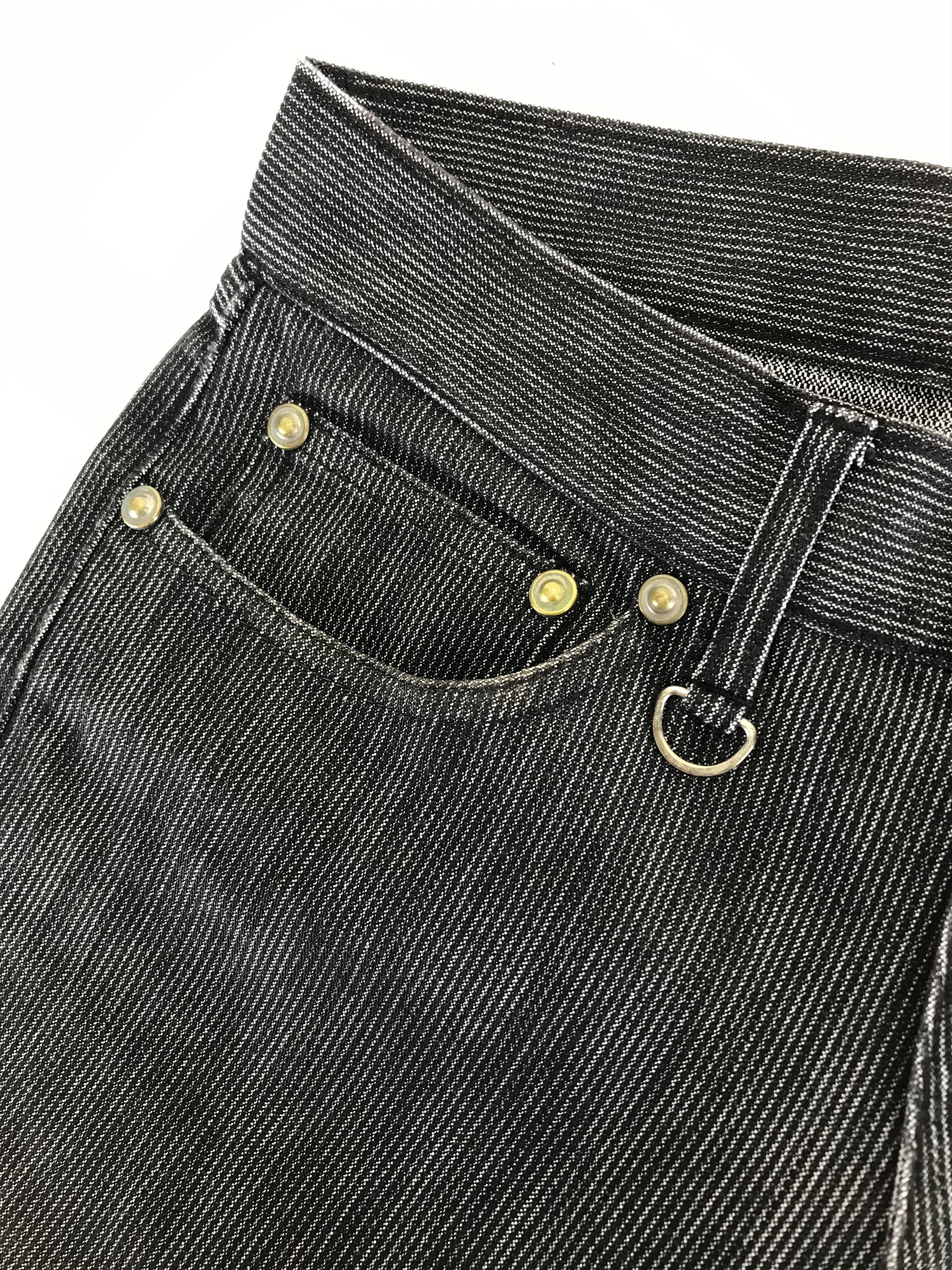 semanticdesign Vintage Semantic Design Striped Flare Jeans Size 27" / US 4 / IT 40 - 10 Thumbnail