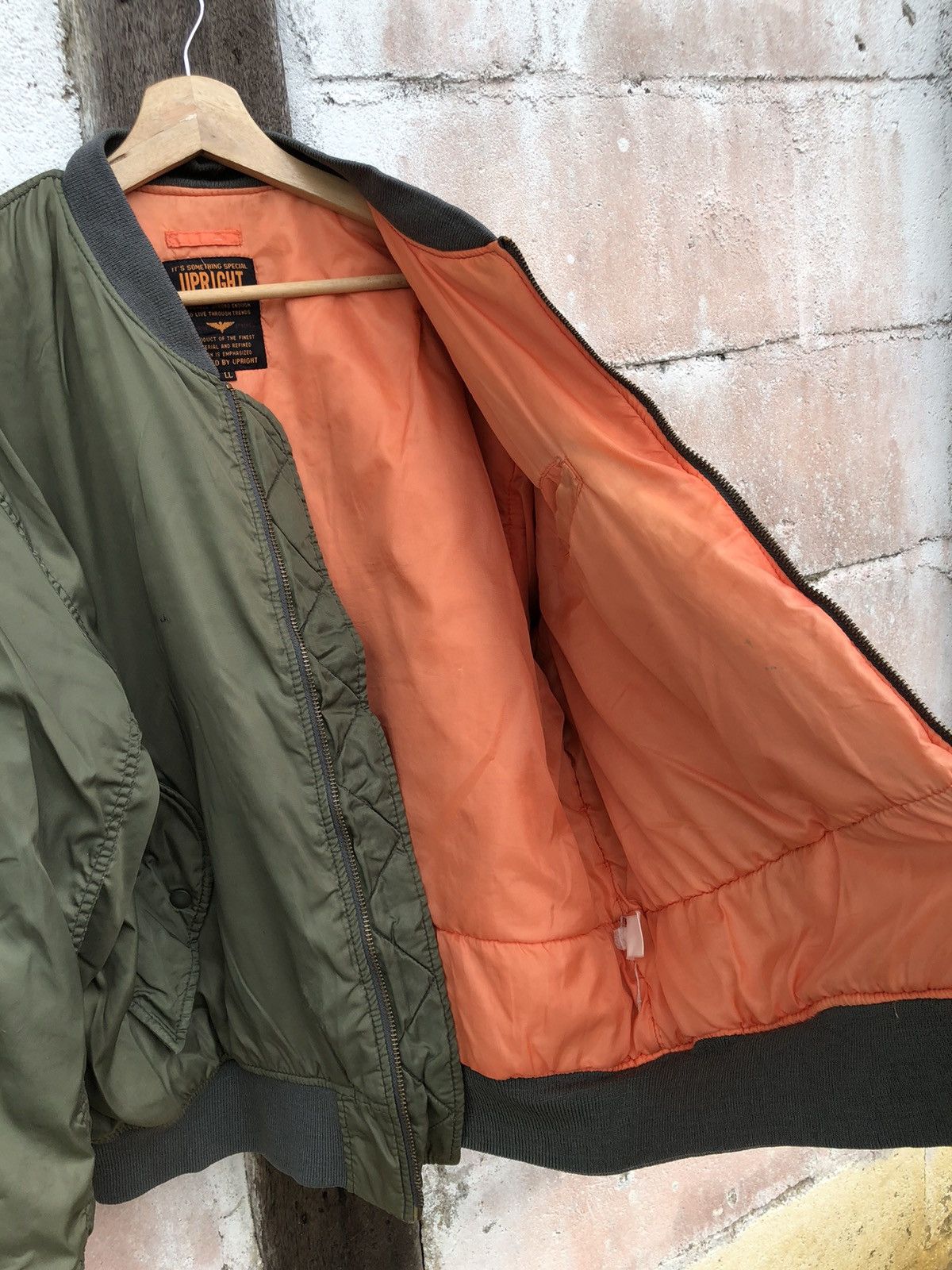 Japanese Brand Bomber Jacket UpRight Military Size US L / EU 52-54 / 3 - 8 Thumbnail