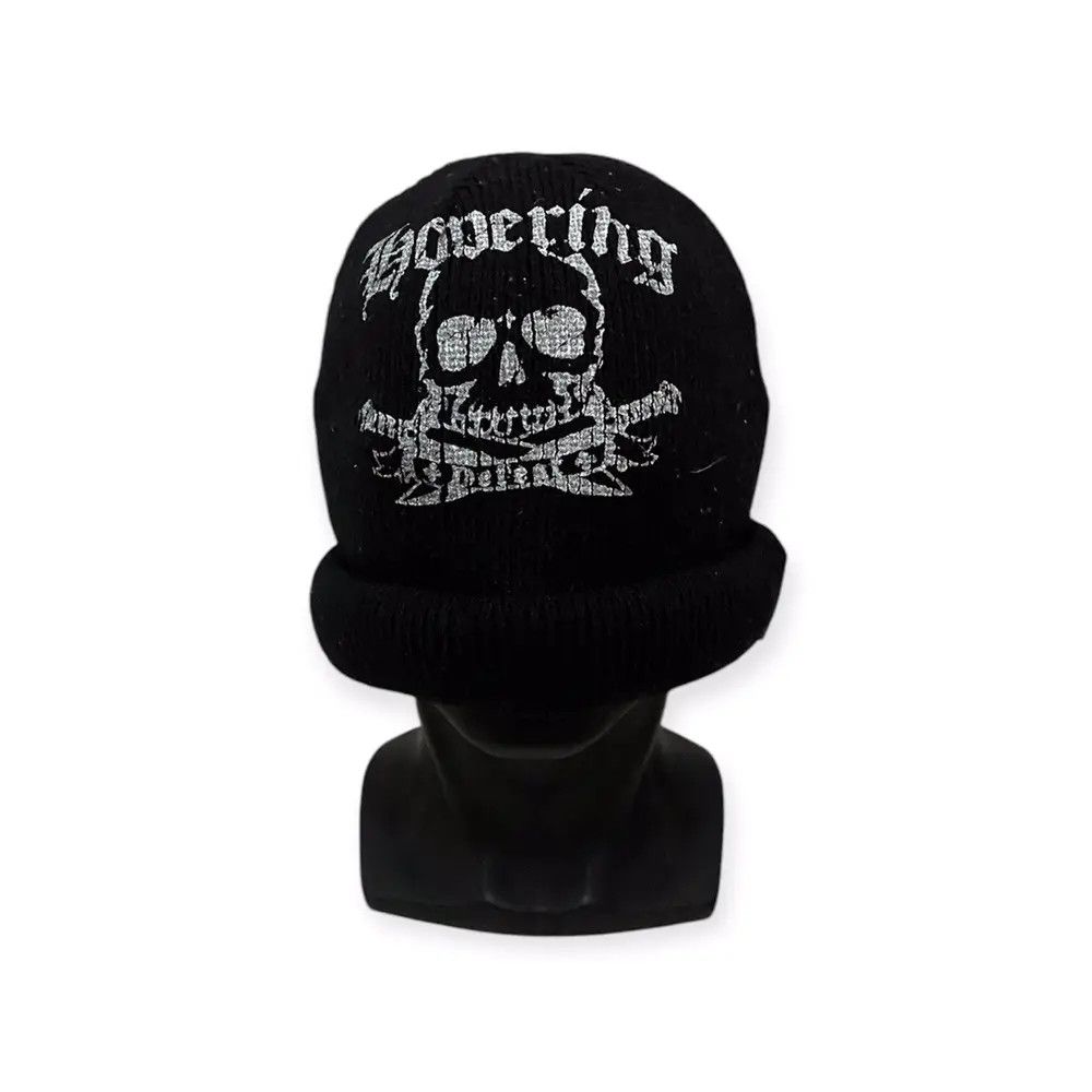 Vintage Vintage Hovering Big Logo Skull Punk Rock Beanie Hat Size ONE SIZE - 1 Thumbnail