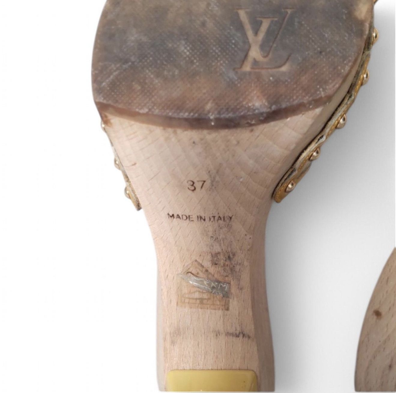 Louis Vuitton LOUIS VUITTON Mule Sandals Clear Ribbon Open Toe mules Size US 7 / IT 37 - 7 Thumbnail