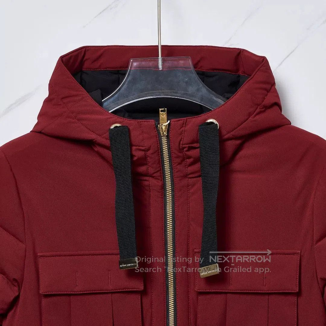 Moose Knuckles Moose Knuckles Red Fitted Hooded Down Jacket. Size M / US 6-8 / IT 42-44 - 2 Thumbnail